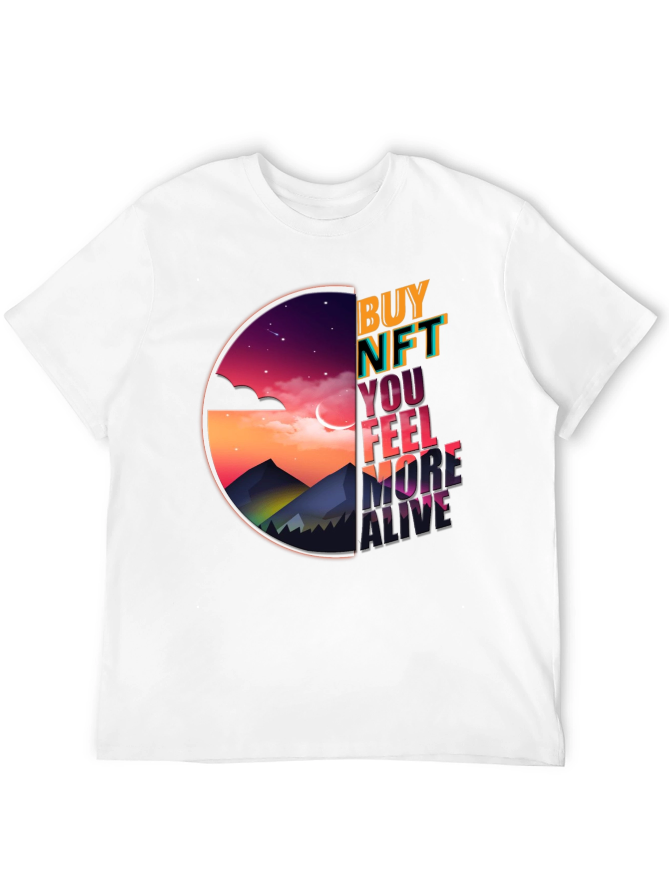Buy NFT Feel More Alive Graphic Tee