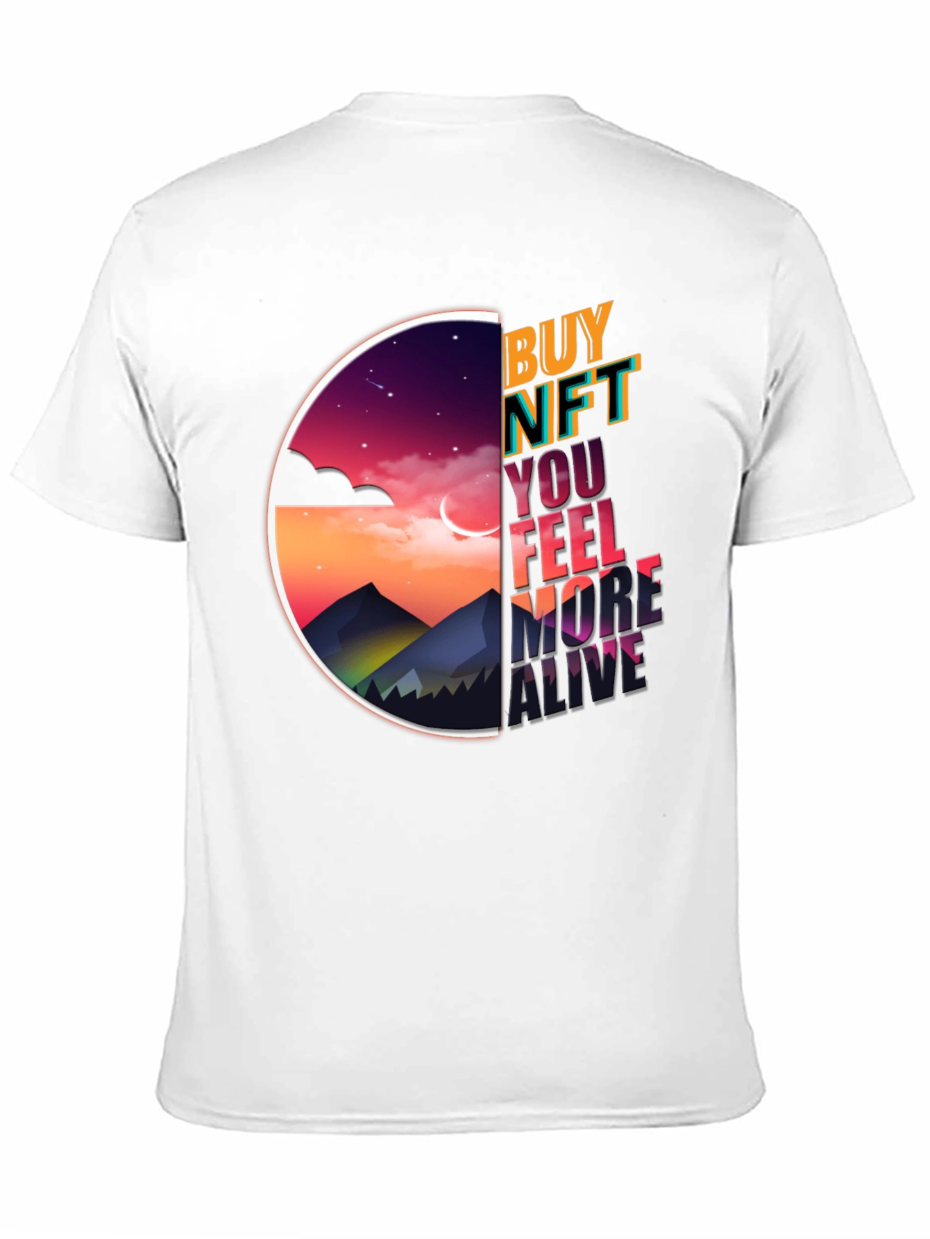 Buy NFT Feel More Alive Graphic Tee