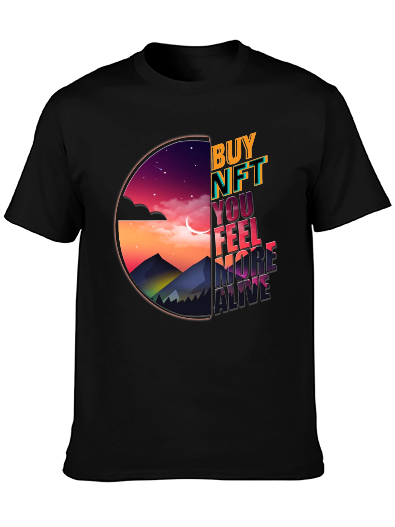 Buy NFT Feel More Alive Graphic Tee