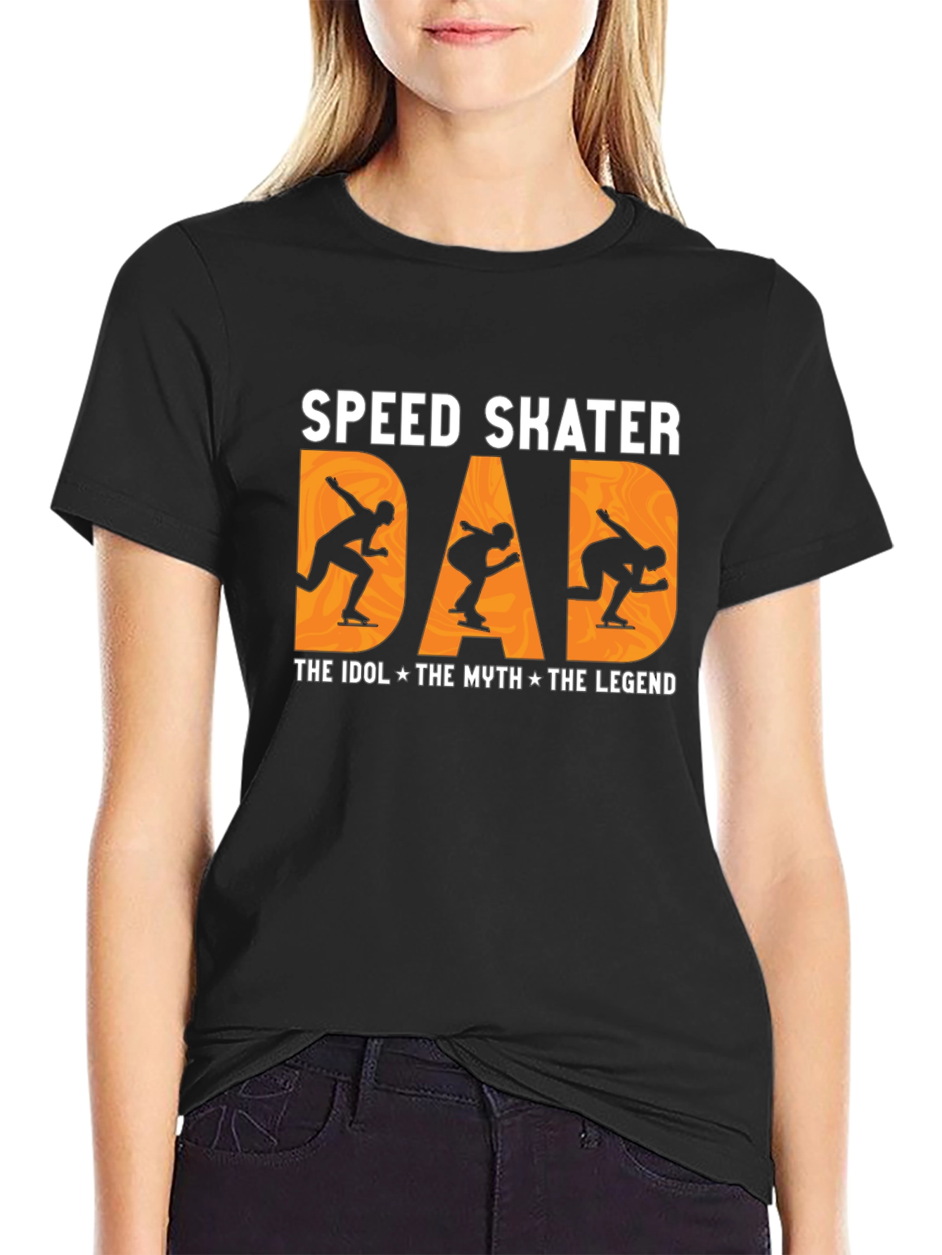 Speed Skater Dad T-Shirt