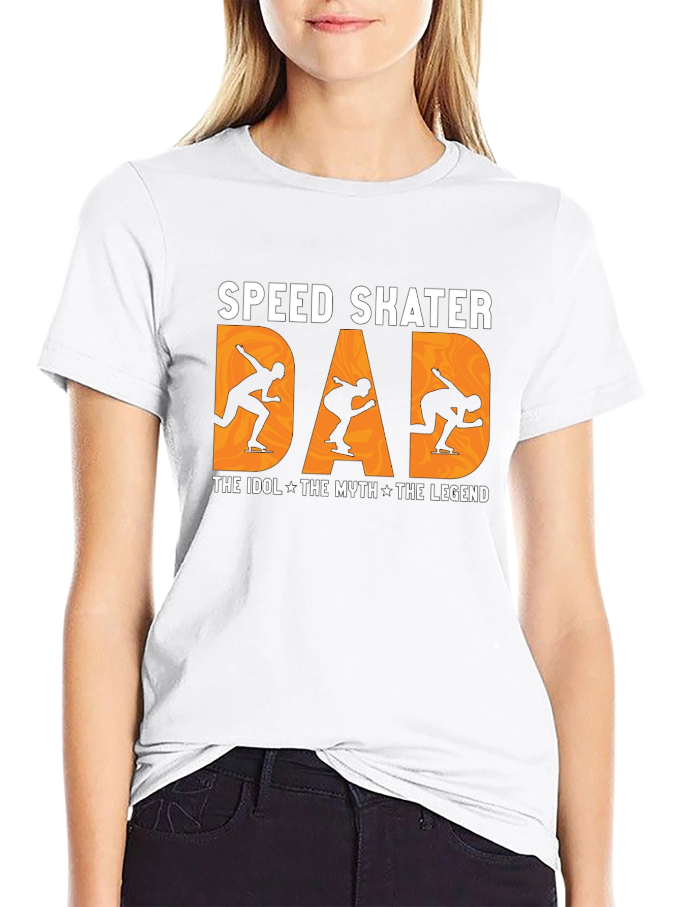 Speed Skater Dad T-Shirt