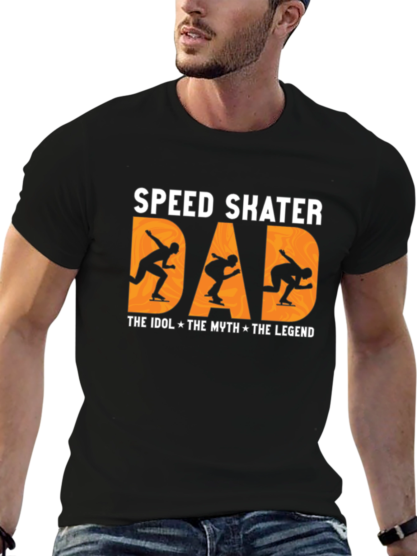 Speed Skater Dad T-Shirt