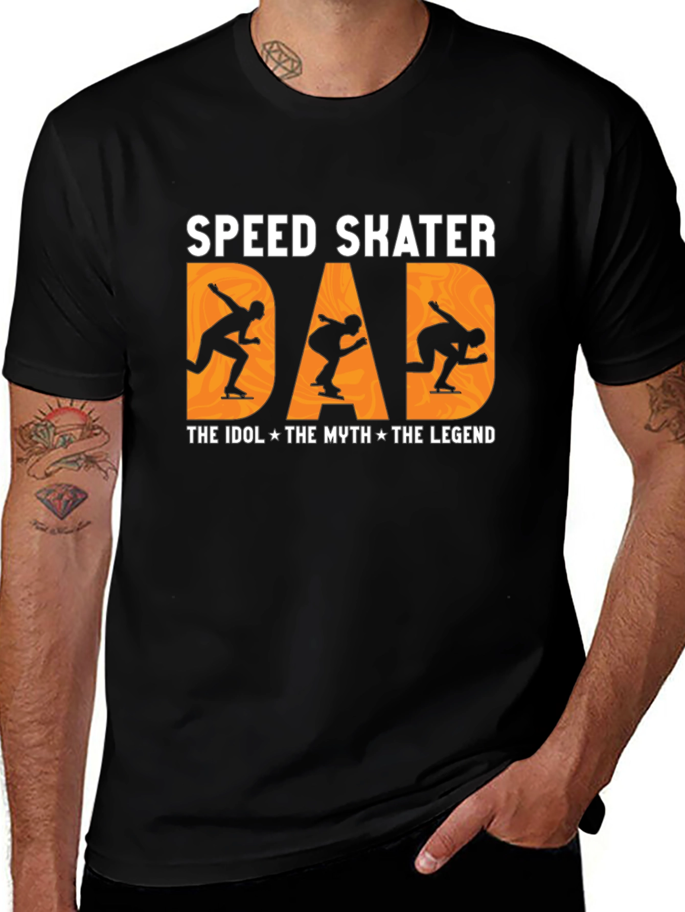 Speed Skater Dad T-Shirt