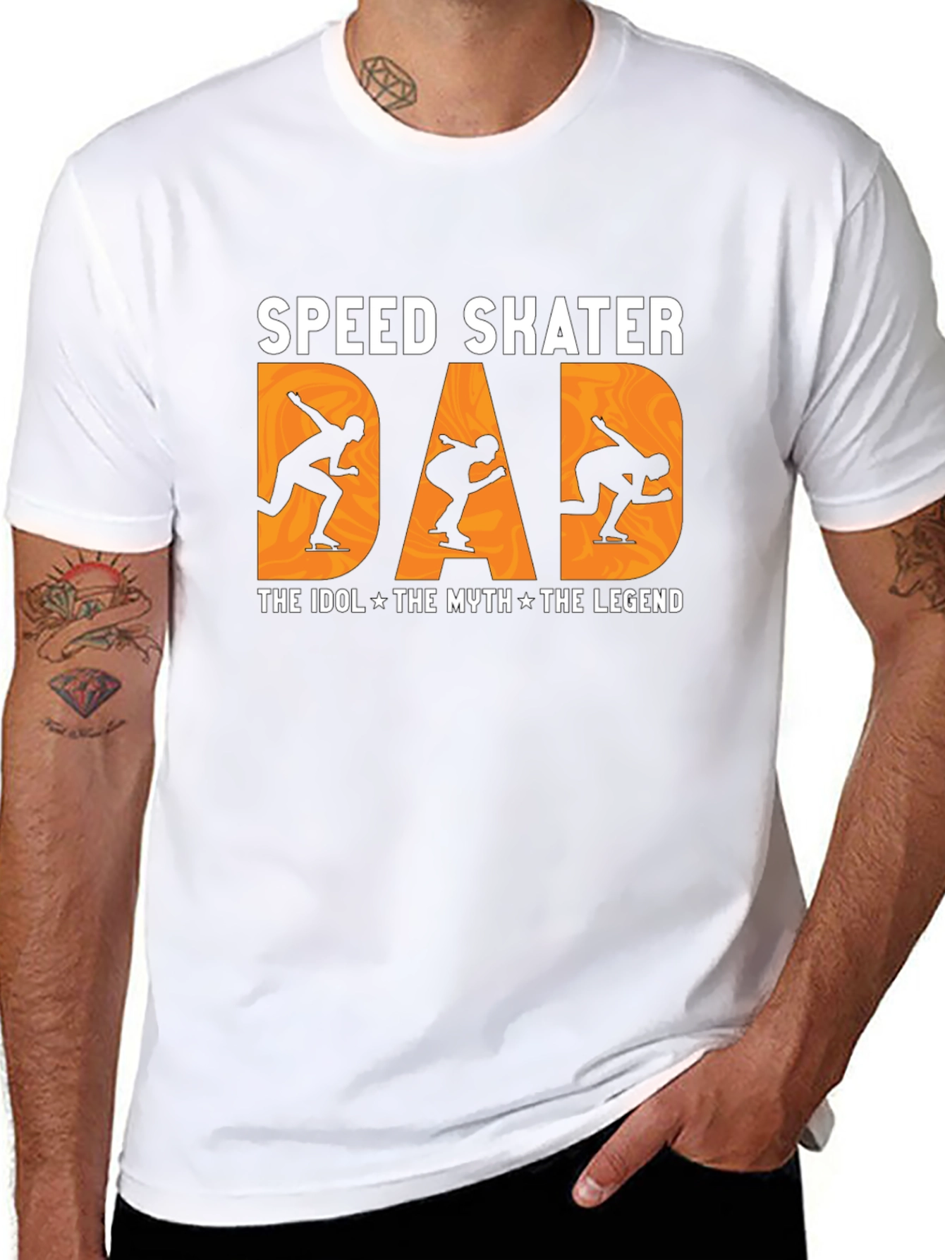 Speed Skater Dad T-Shirt