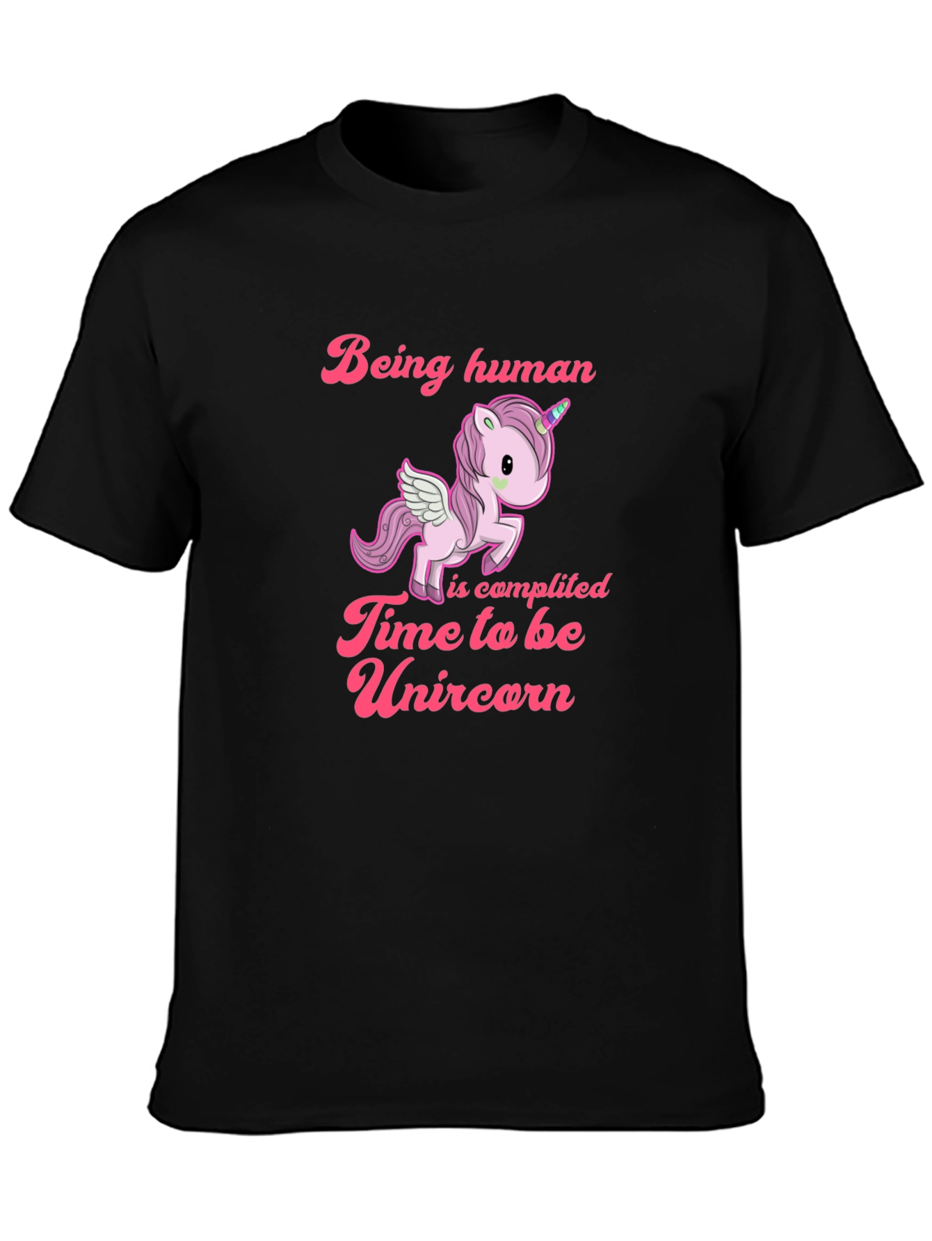 Being Human is Complicated Unicorn T-Shirt