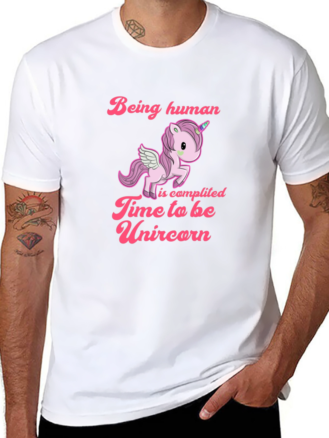 Being Human is Complicated Unicorn T-Shirt