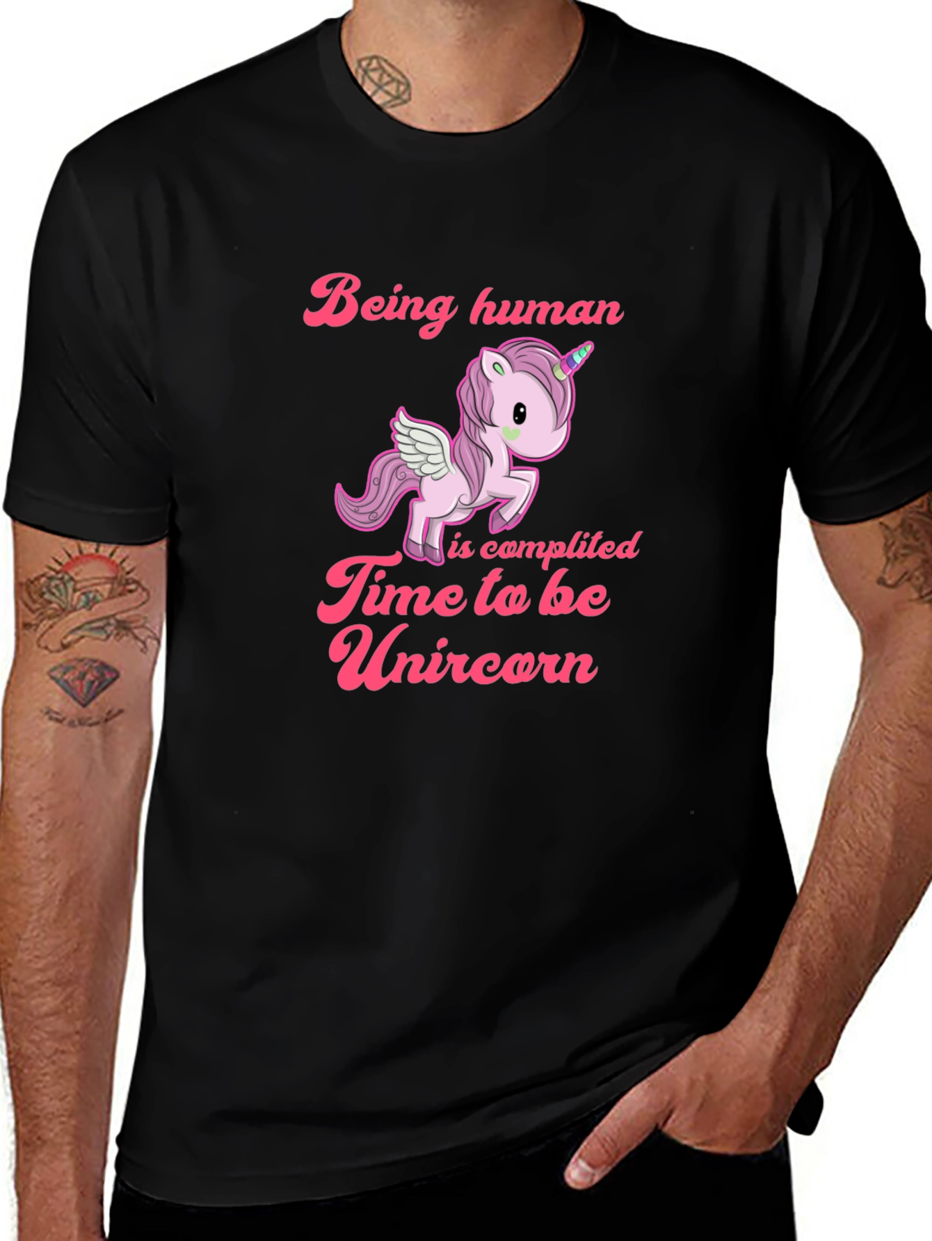 Being Human is Complicated Unicorn T-Shirt