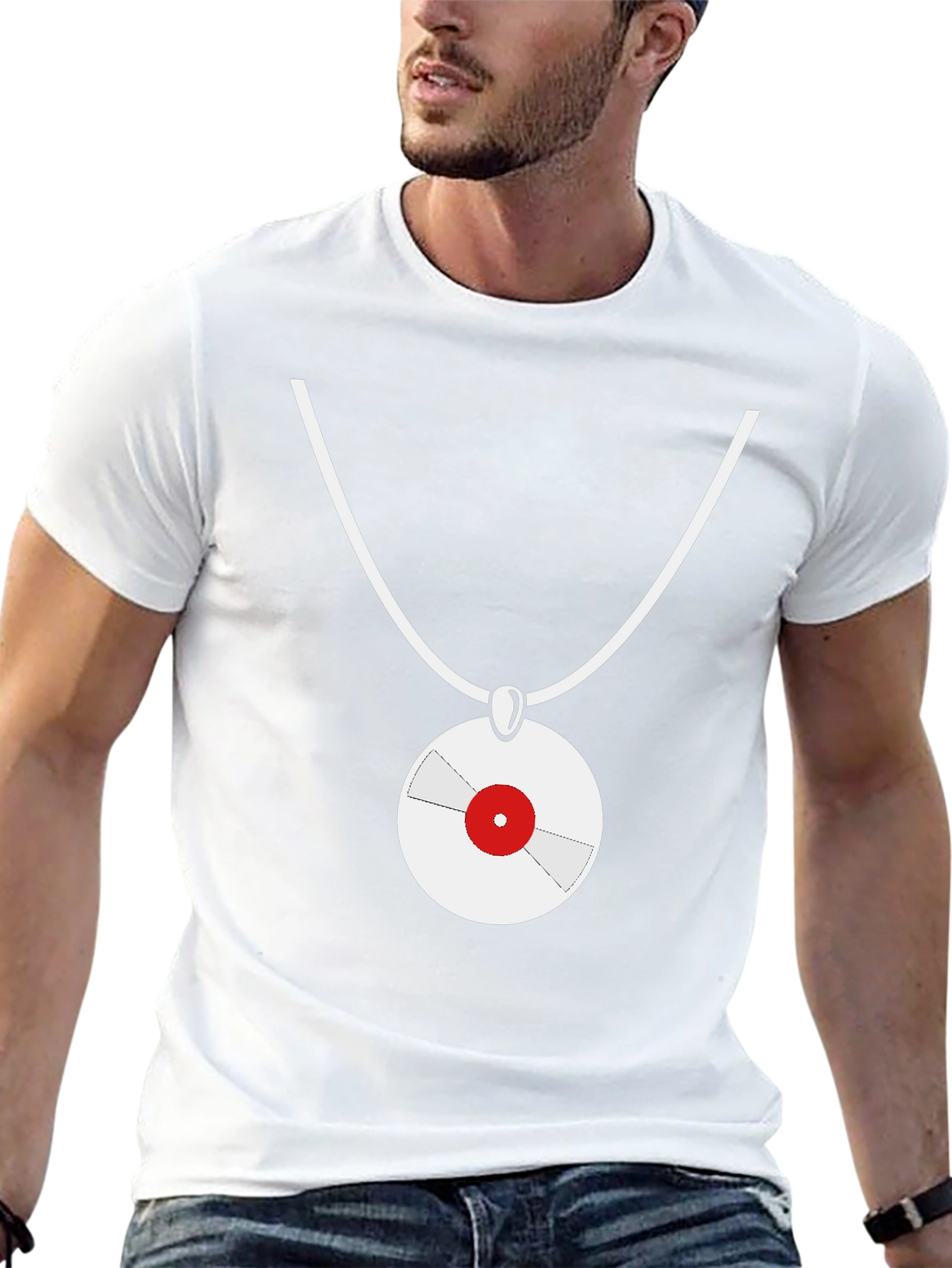 Vinyl Record Pendant T-Shirt