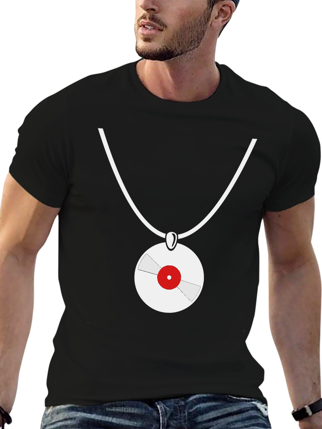 Vinyl Record Pendant T-Shirt