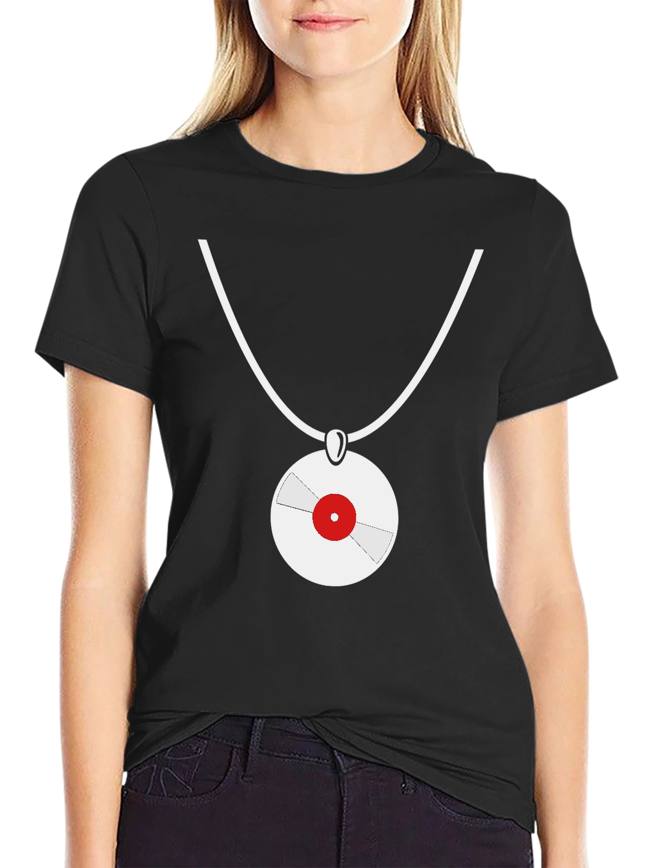 Vinyl Record Pendant T-Shirt