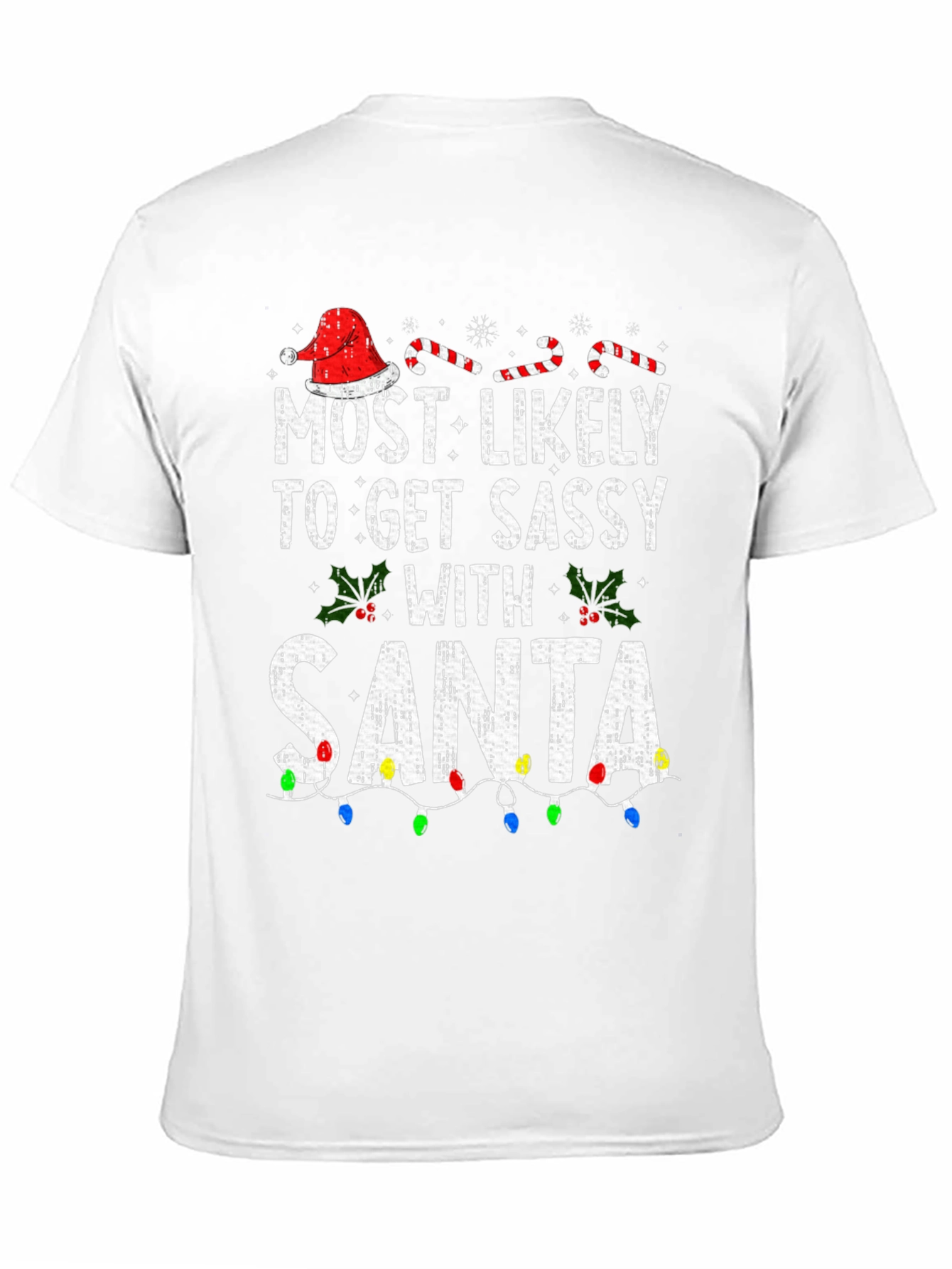 Sassy Santa Christmas T-Shirt