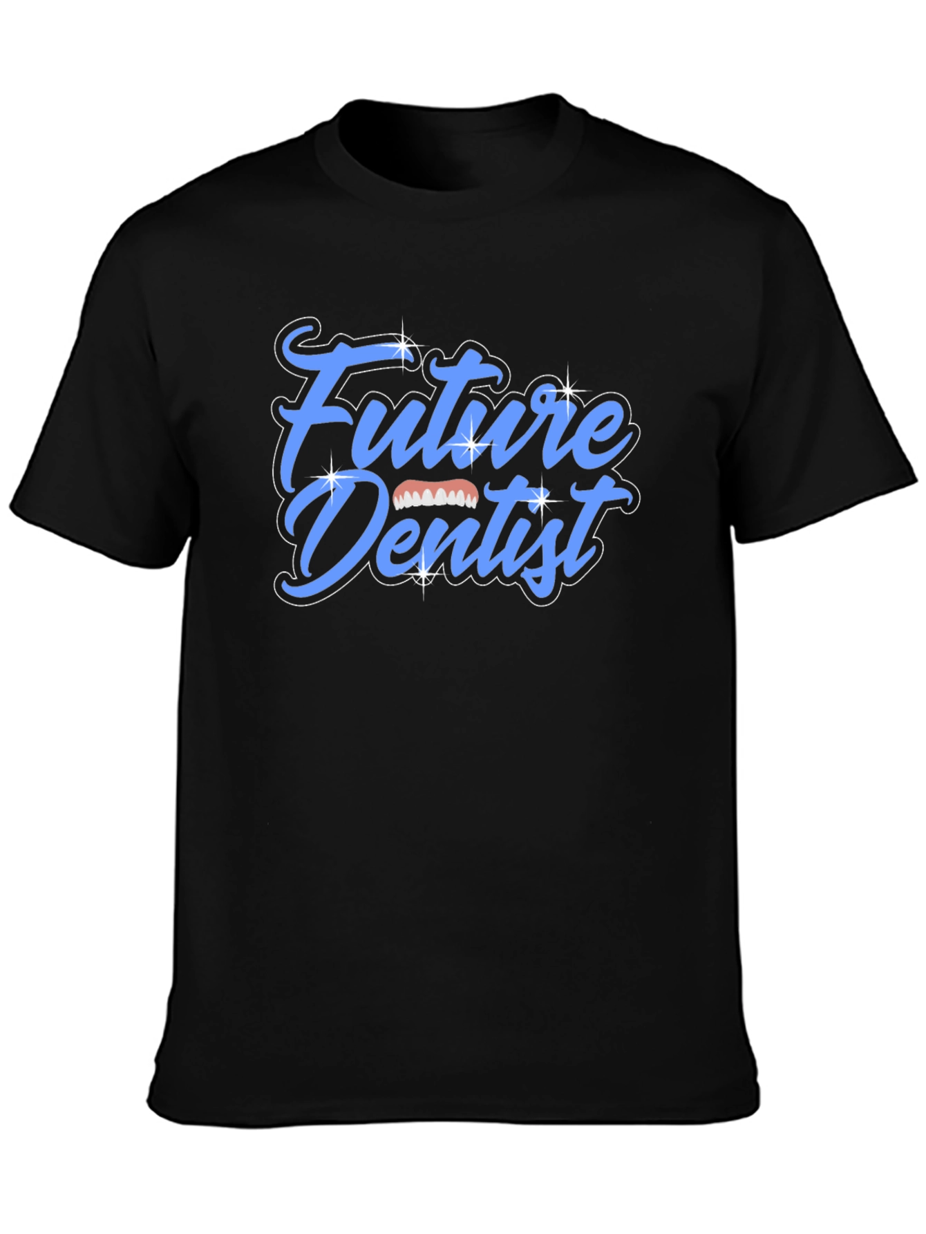 Future Dentist Graphic Tee - Black