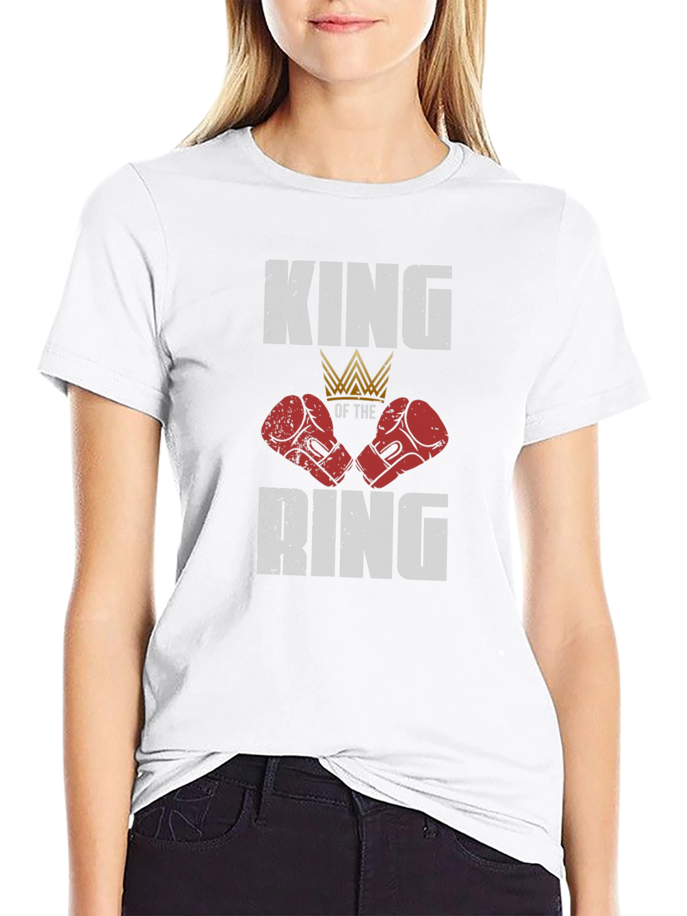 King of the Ring Boxing Gloves T-Shirt