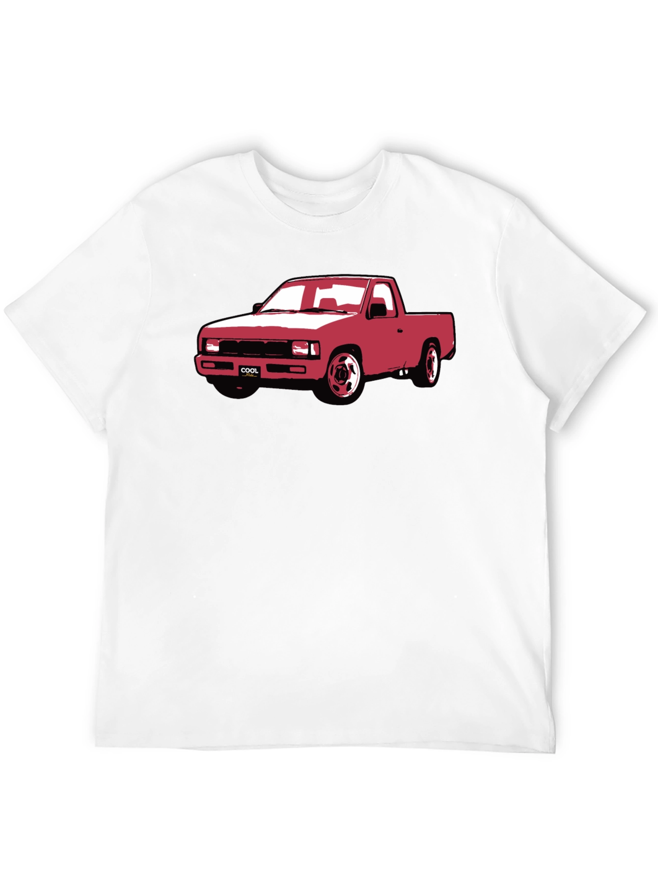 Cool Car Graphic T-Shirt - Black Crew Neck Tee