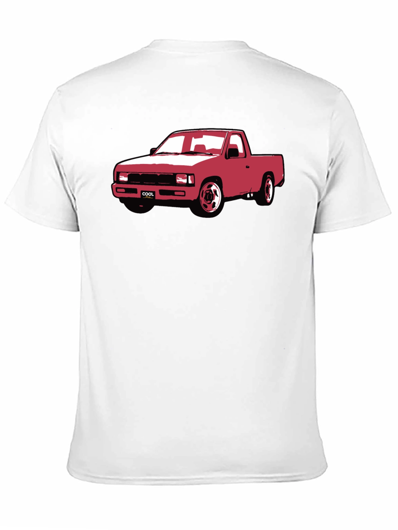 Cool Car Graphic T-Shirt - Black Crew Neck Tee