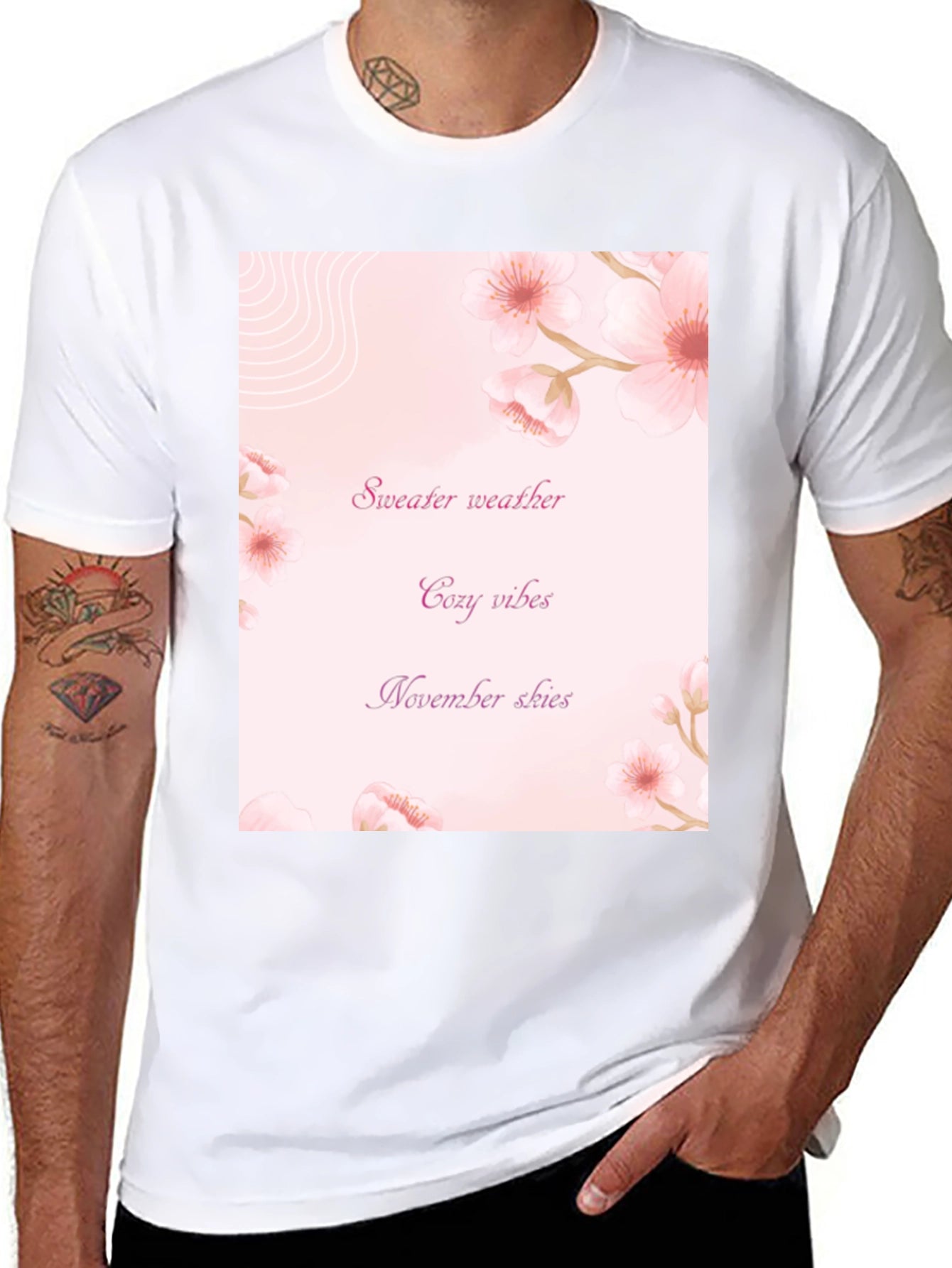 Sweater Weather Cozy Vibes T-Shirt