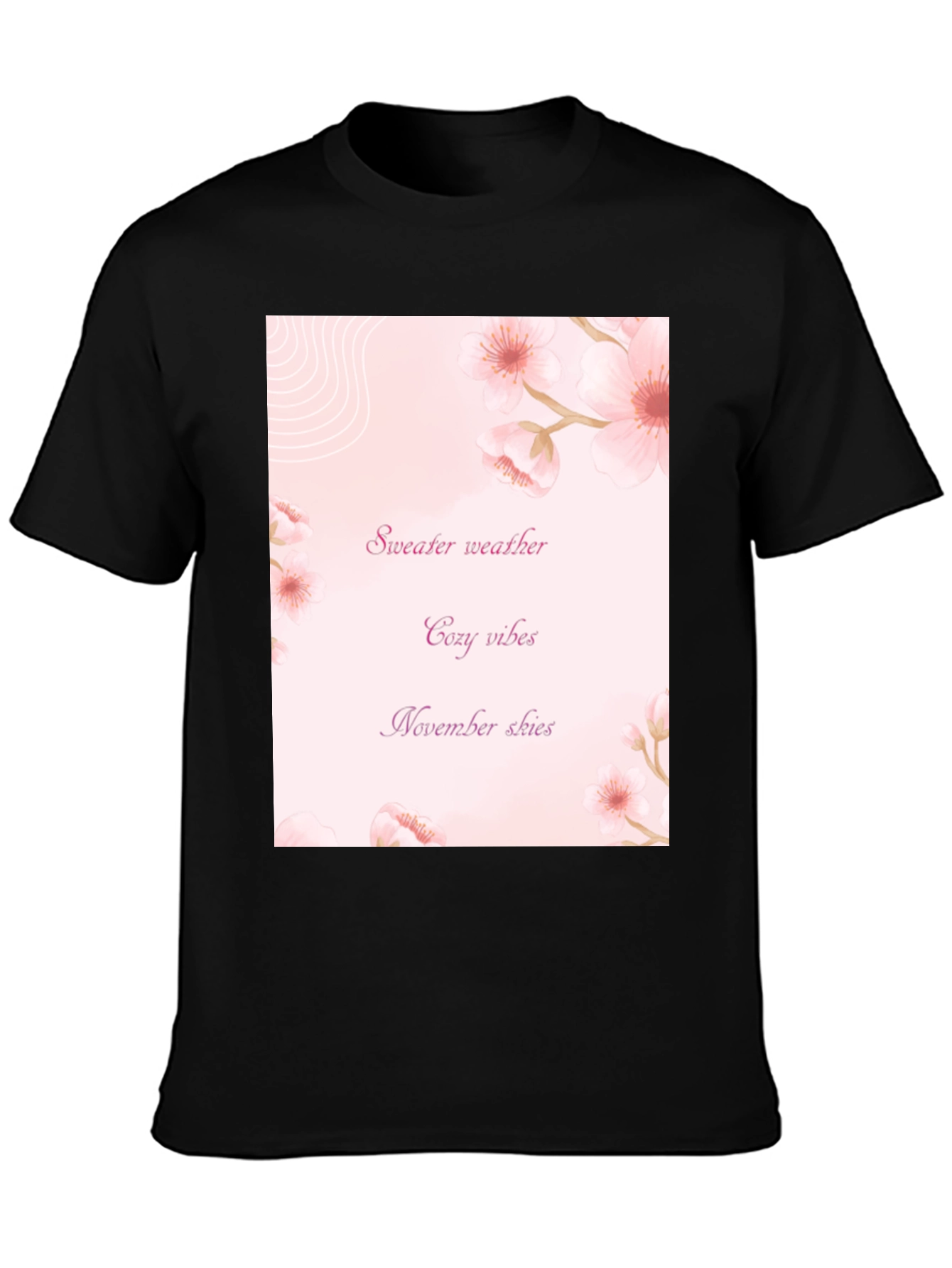 Sweater Weather Cozy Vibes T-Shirt