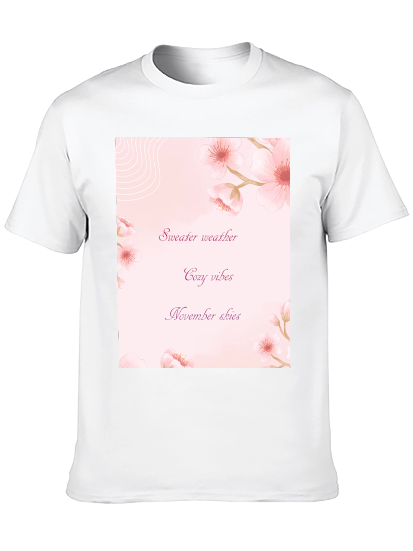 Sweater Weather Cozy Vibes T-Shirt