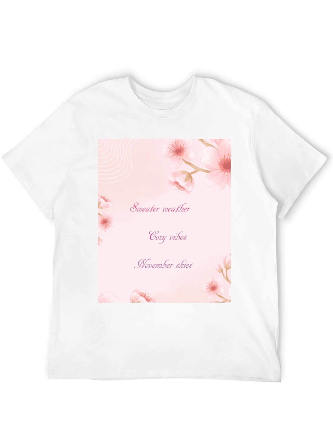 Sweater Weather Cozy Vibes T-Shirt