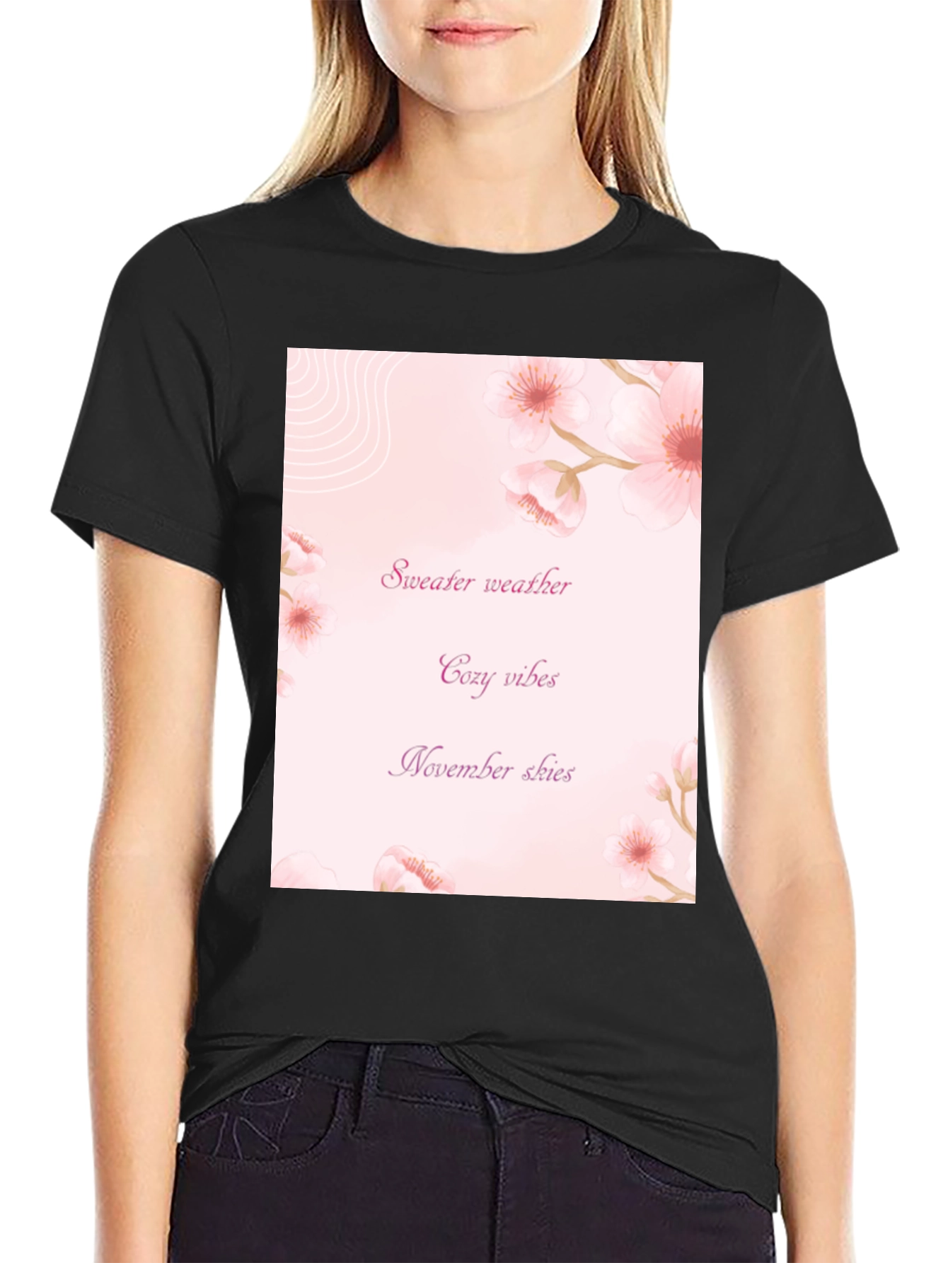 Sweater Weather Cozy Vibes T-Shirt