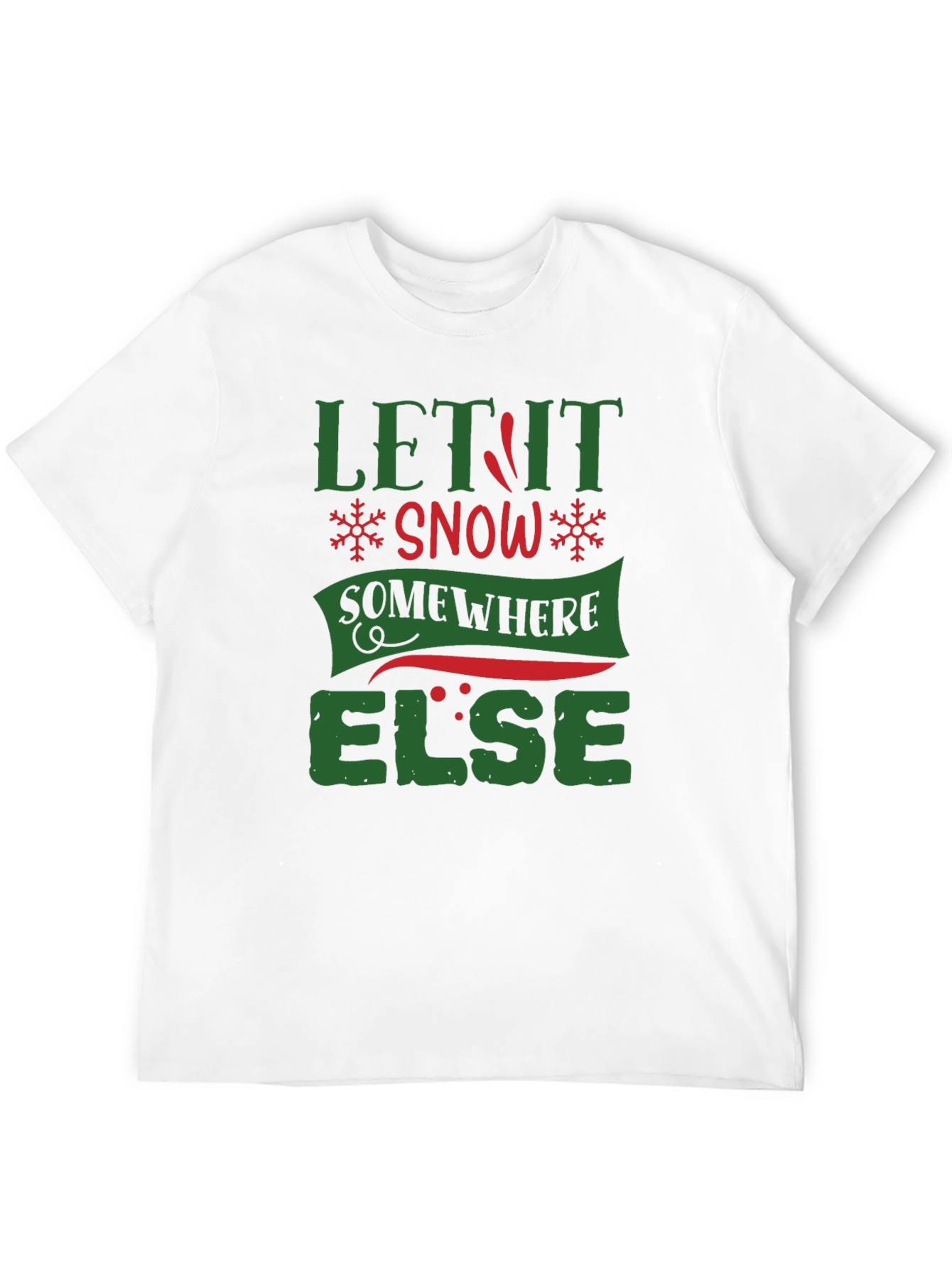 Let It Snow Graphic Tee - Christmas T-Shirt