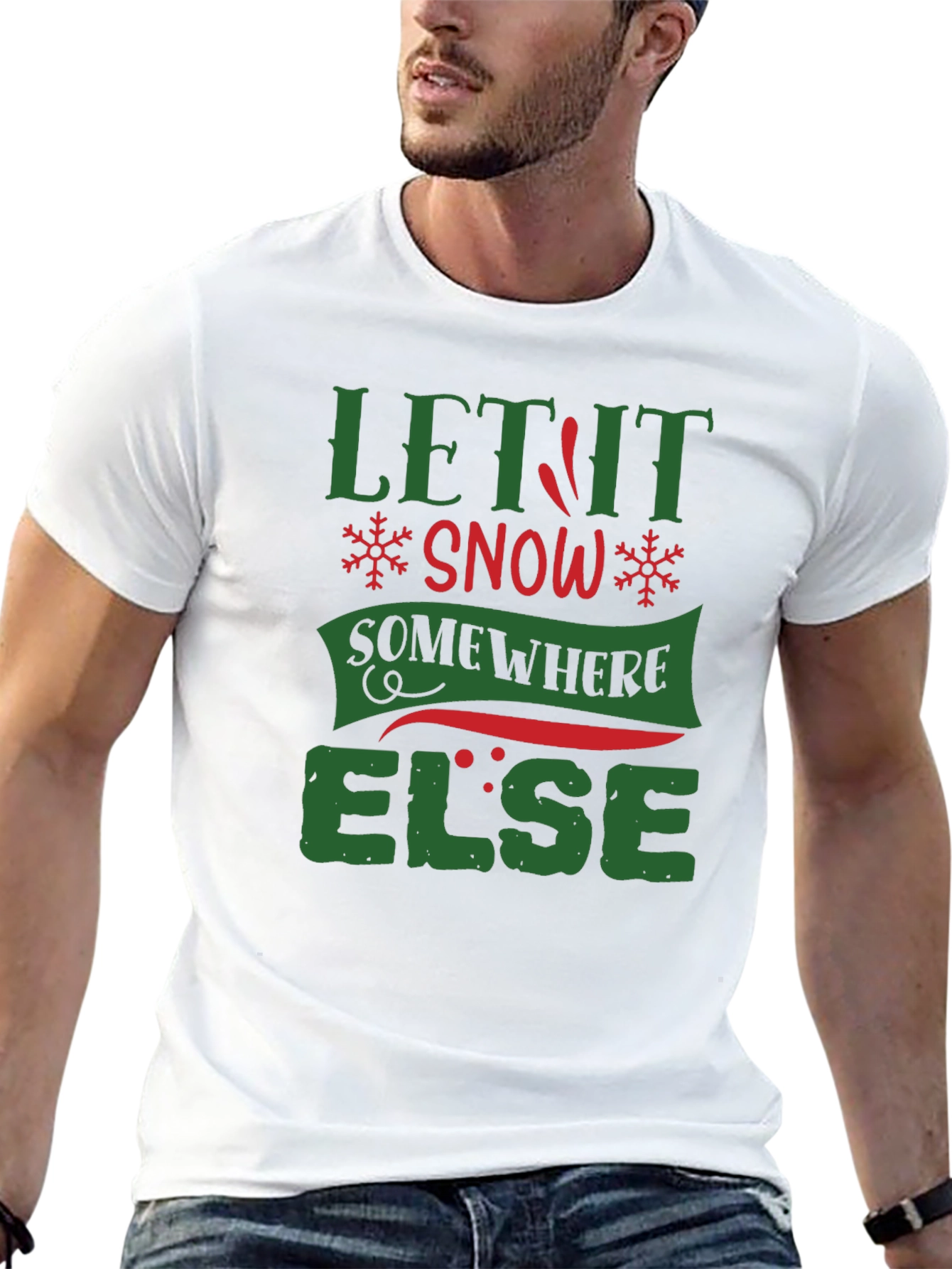 Let It Snow Graphic Tee - Christmas T-Shirt