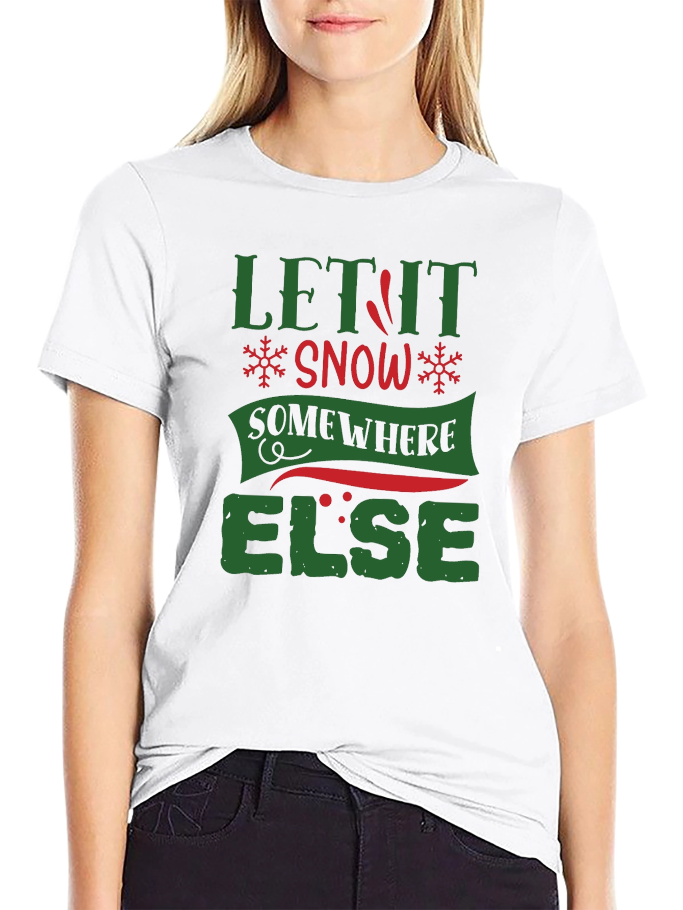 Let It Snow Graphic Tee - Christmas T-Shirt
