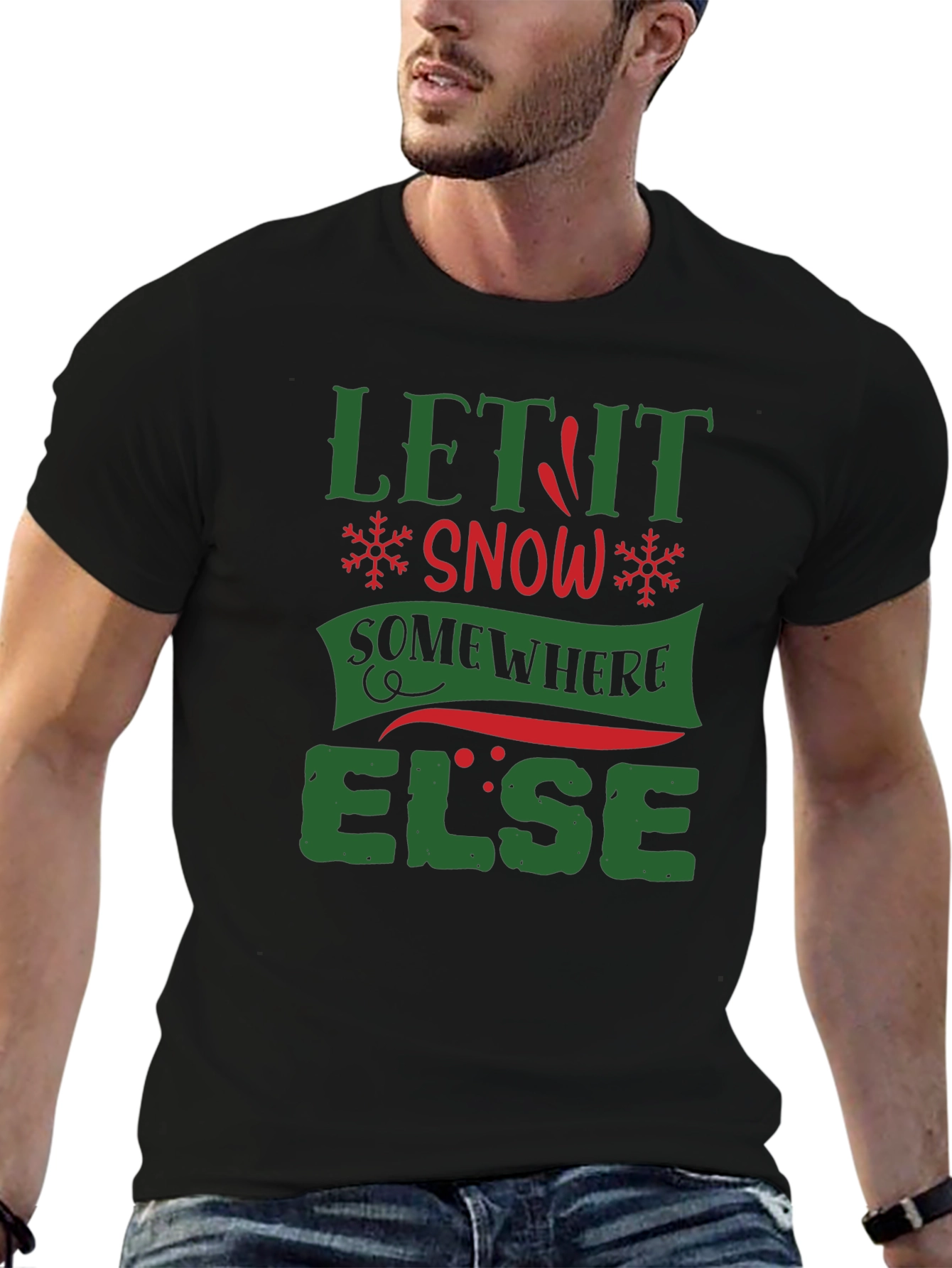 Let It Snow Graphic Tee - Christmas T-Shirt