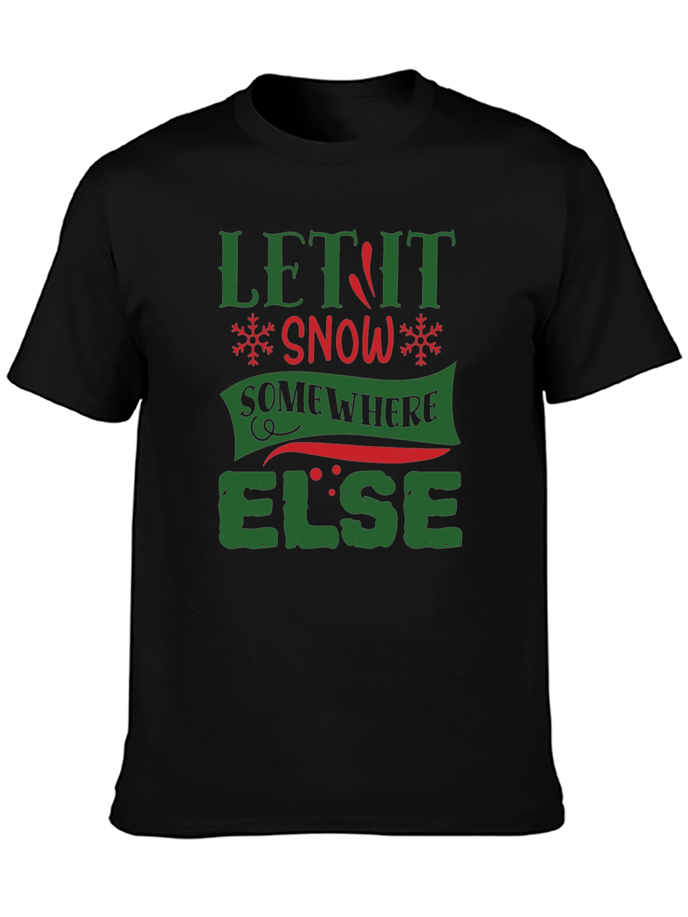 Let It Snow Graphic Tee - Christmas T-Shirt