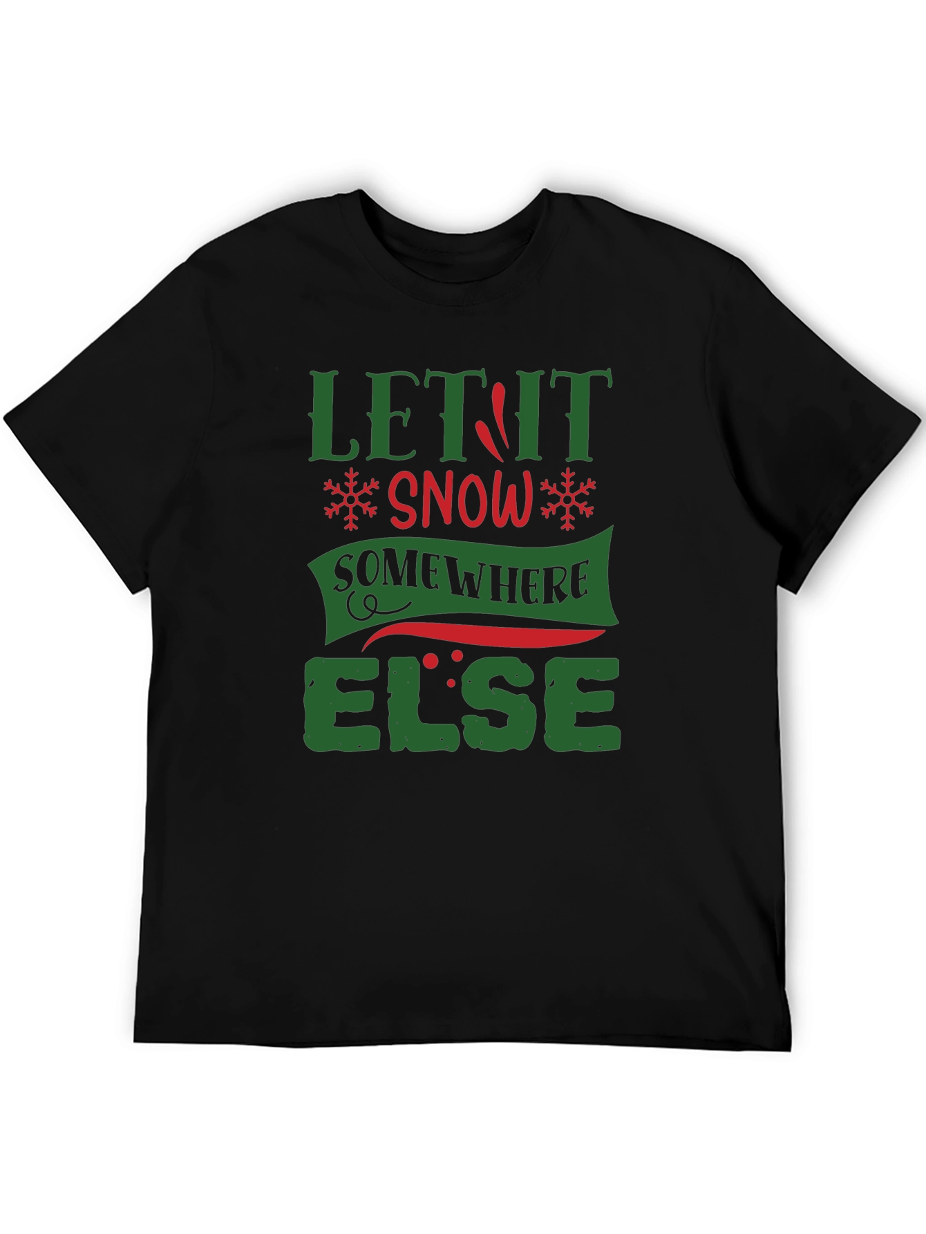 Let It Snow Graphic Tee - Christmas T-Shirt