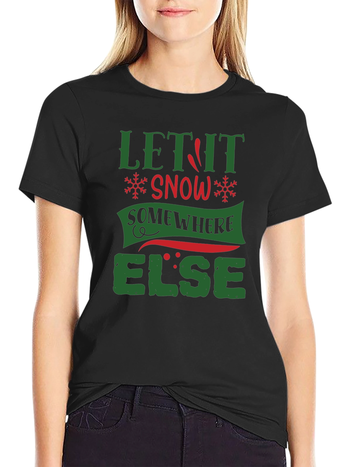 Let It Snow Graphic Tee - Christmas T-Shirt