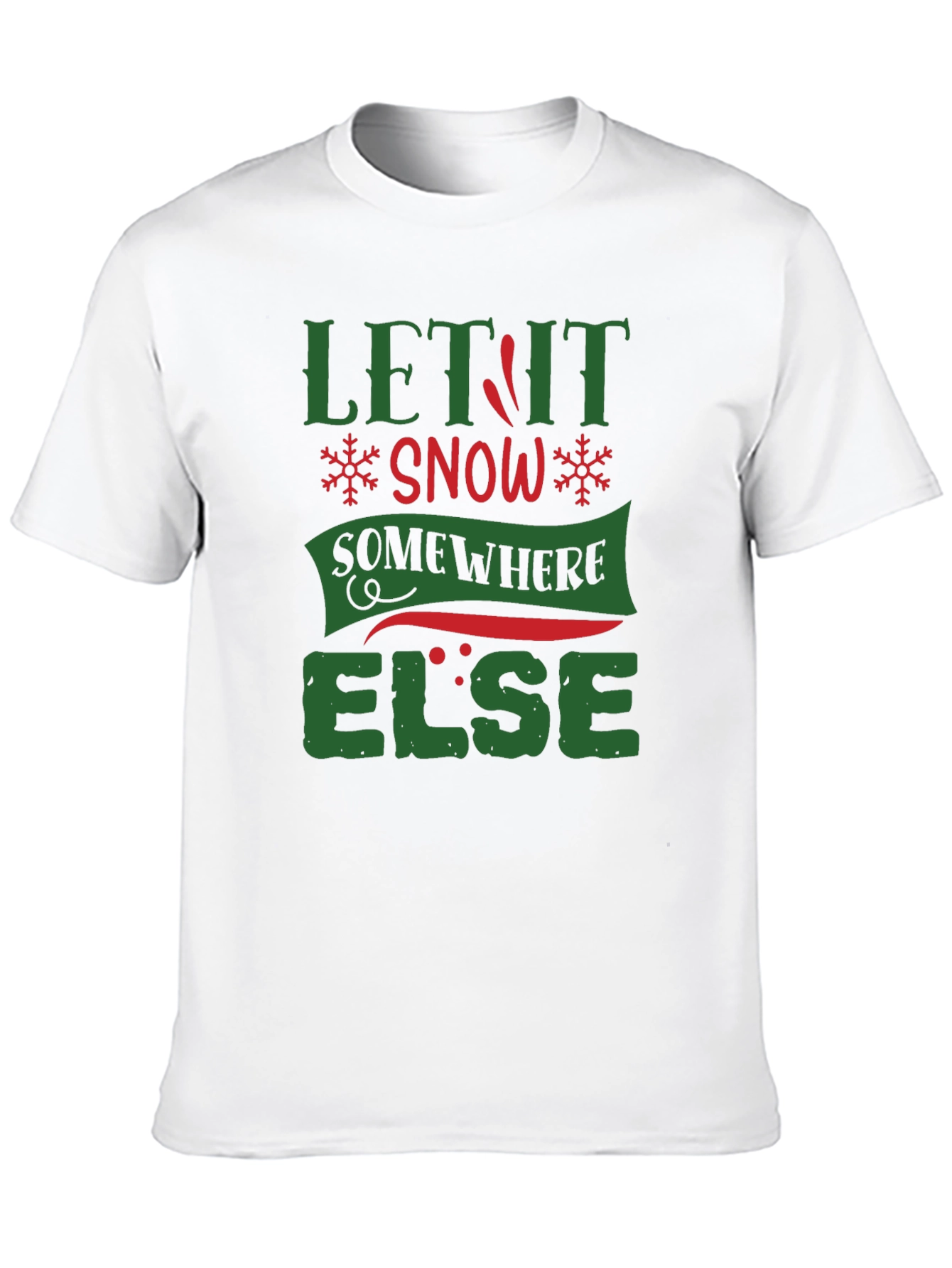 Let It Snow Graphic Tee - Christmas T-Shirt