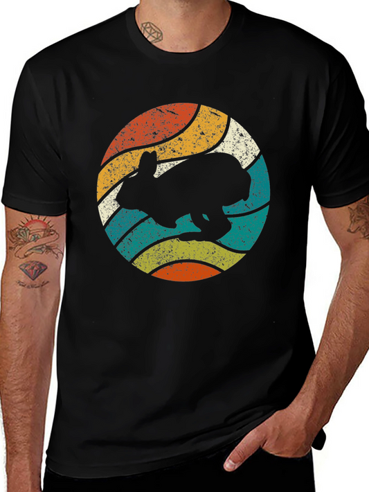 Retro Rabbit Tee - Vintage Style Graphic T-Shirt