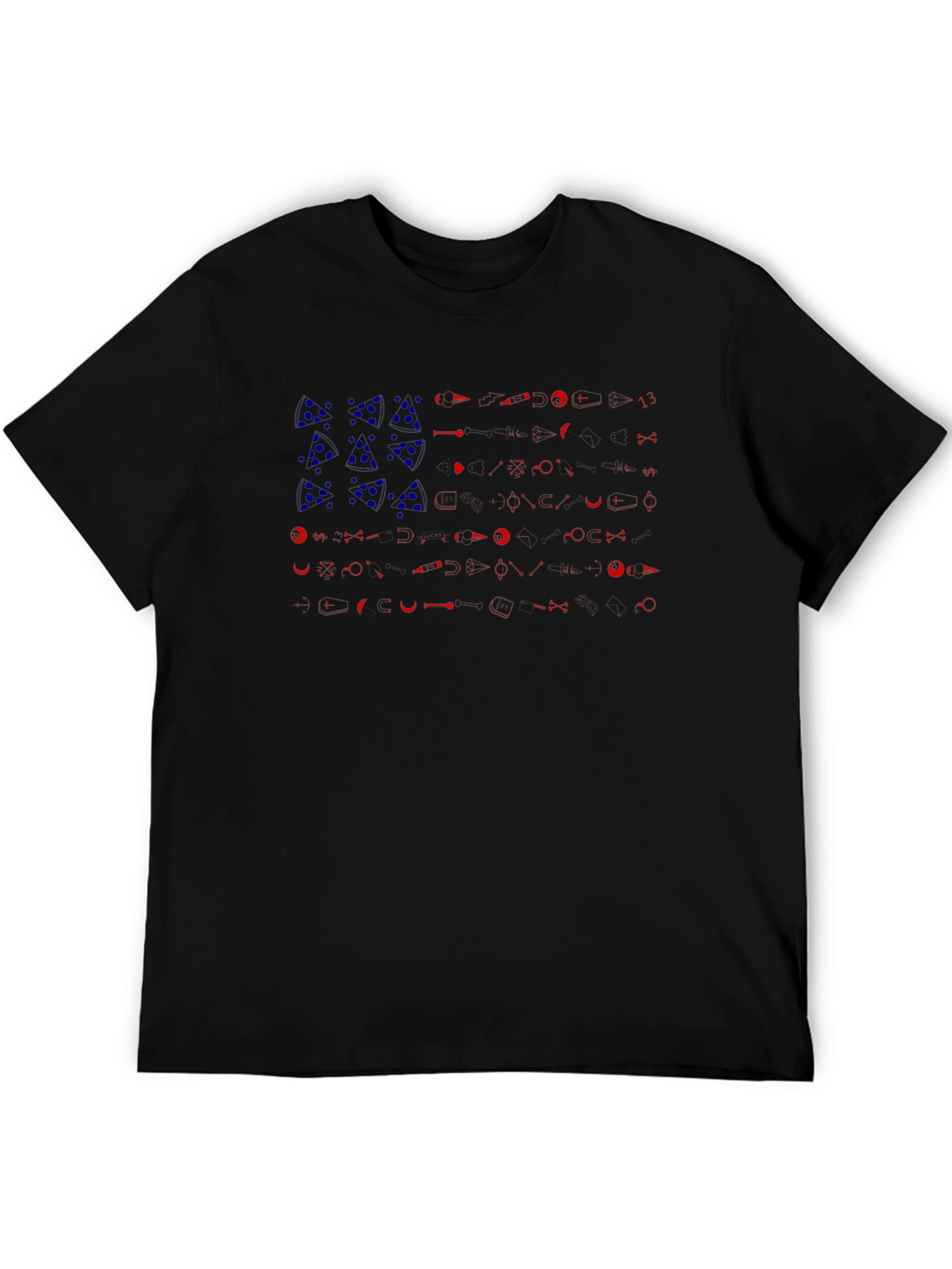 Esoteric Symbol Flag Graphic T-Shirt