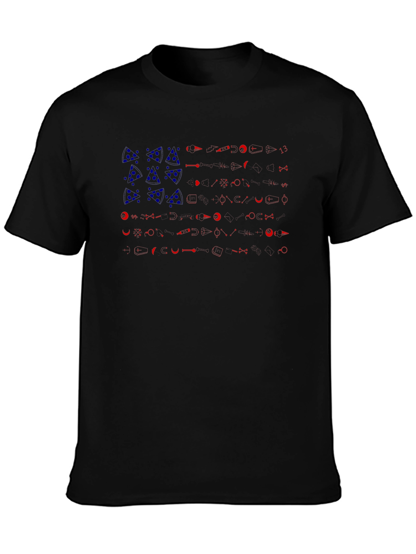 Esoteric Symbol Flag Graphic T-Shirt