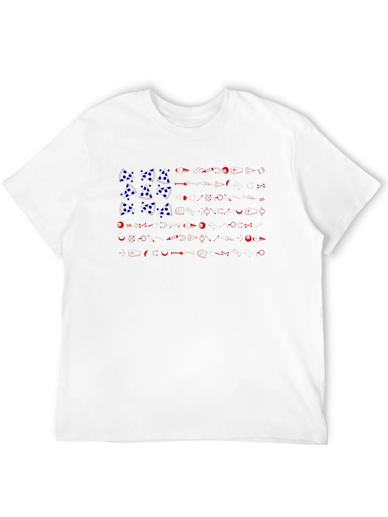 Esoteric Symbol Flag Graphic T-Shirt
