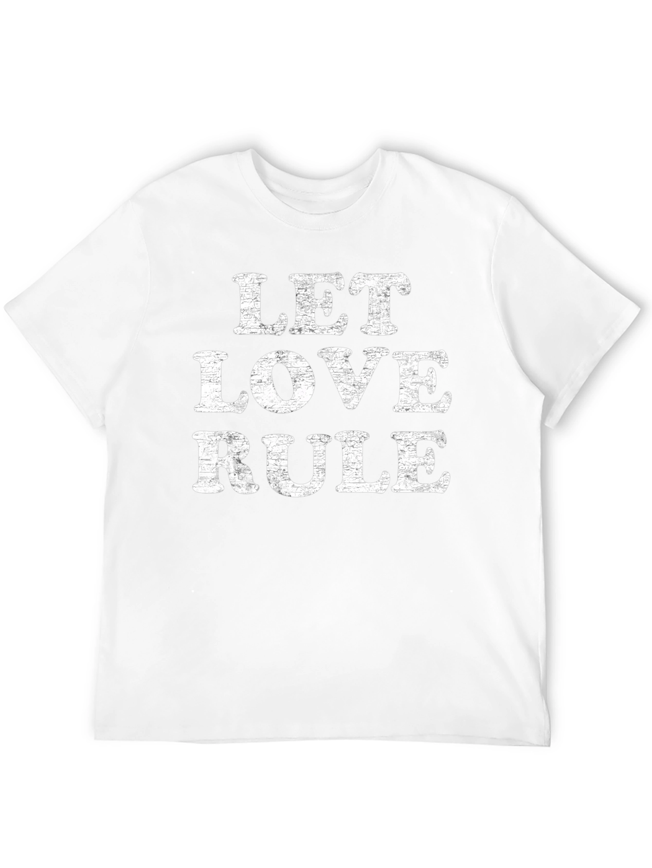 Let Love Rule T-Shirt - Black Graphic Tee