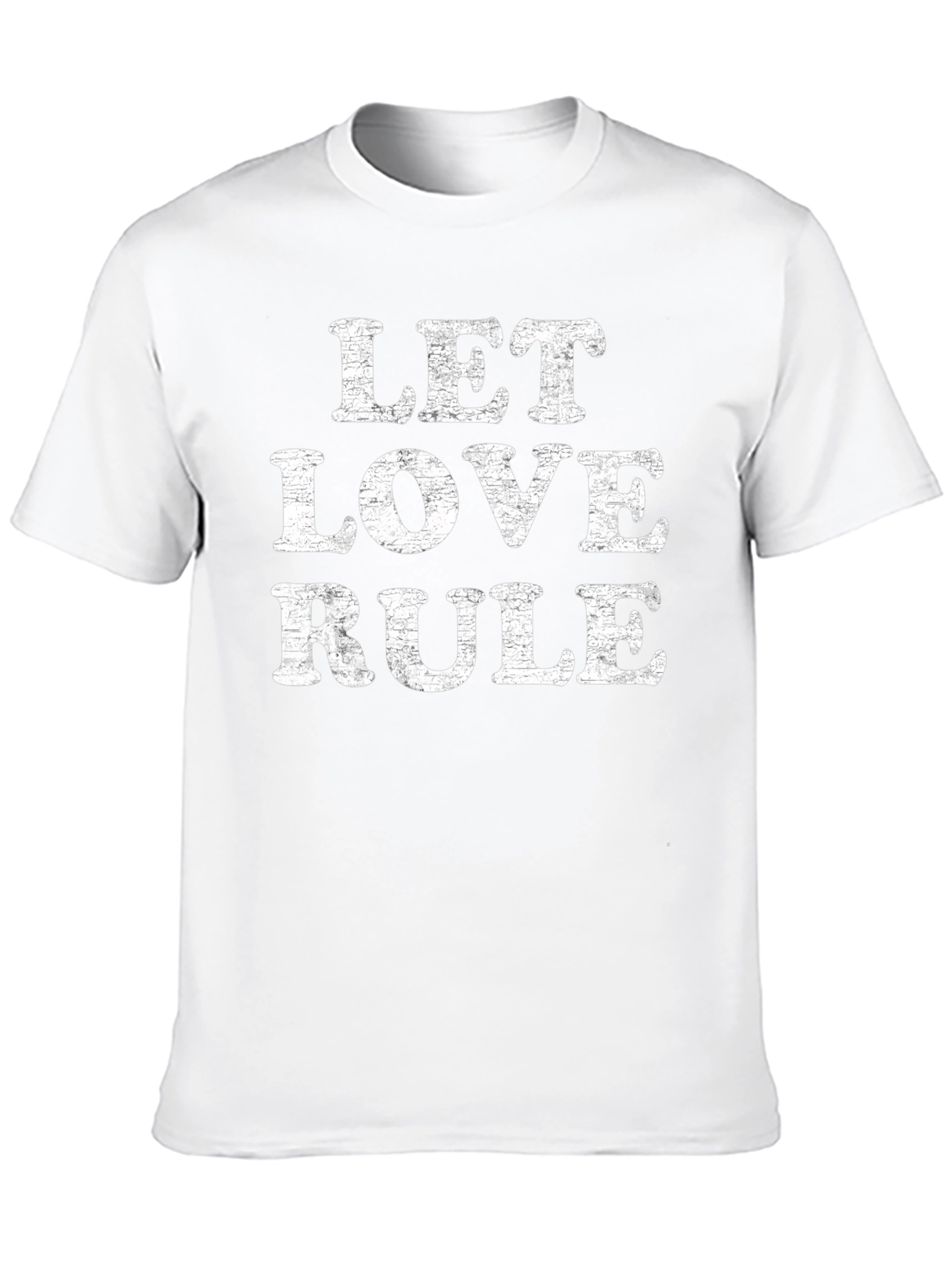 Let Love Rule T-Shirt - Black Graphic Tee