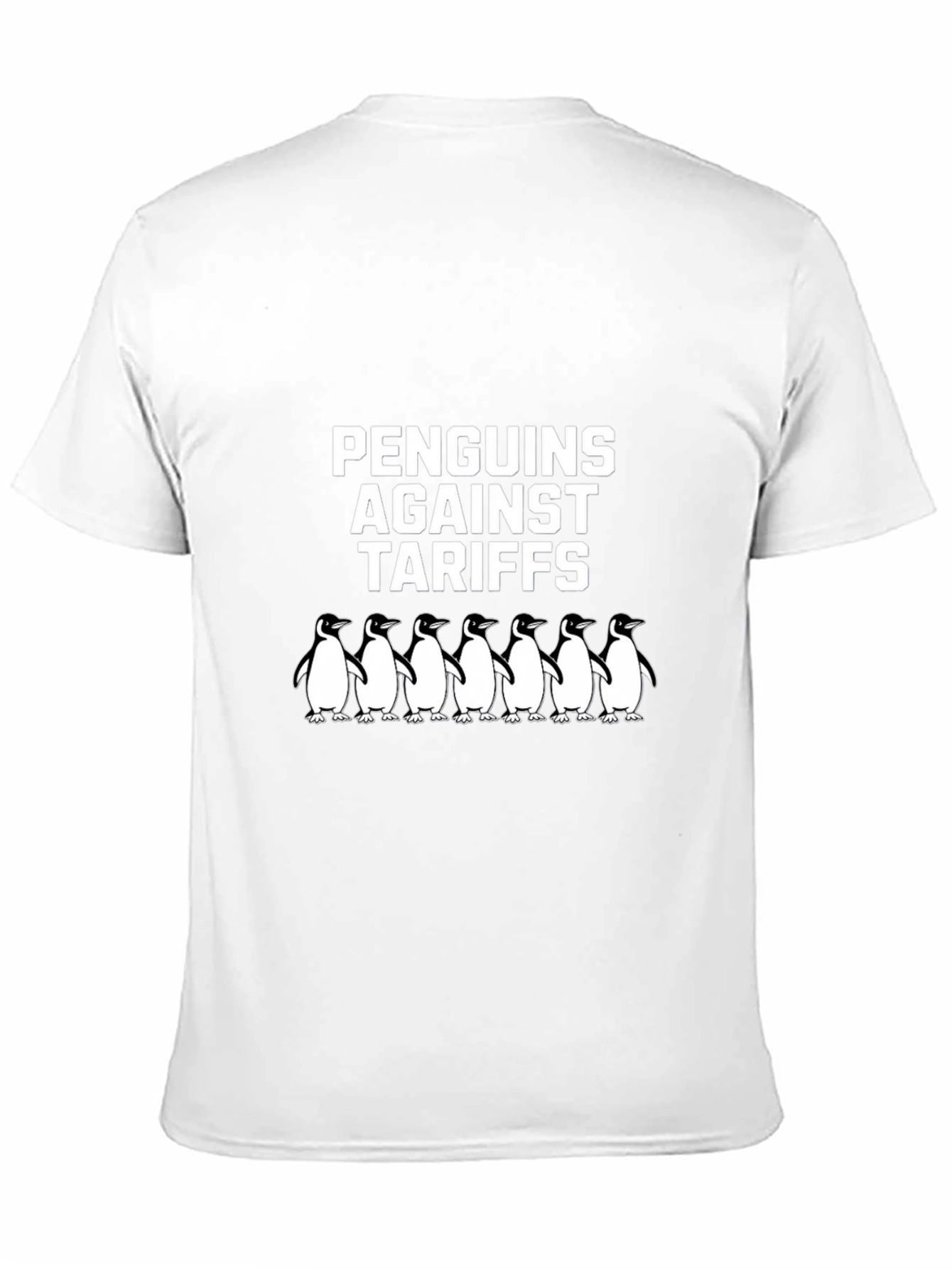 Penguins Against Tariffs Graphic T-Shirt