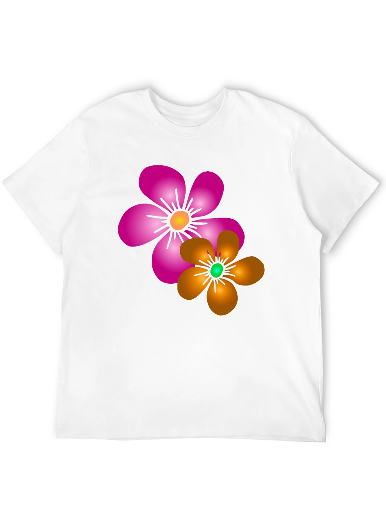 Floral Print T-Shirt: Vibrant Casual Wear