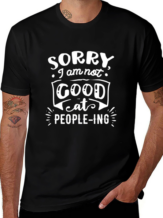 Funny Sorry Graphic Tee - Introvert T-Shirt