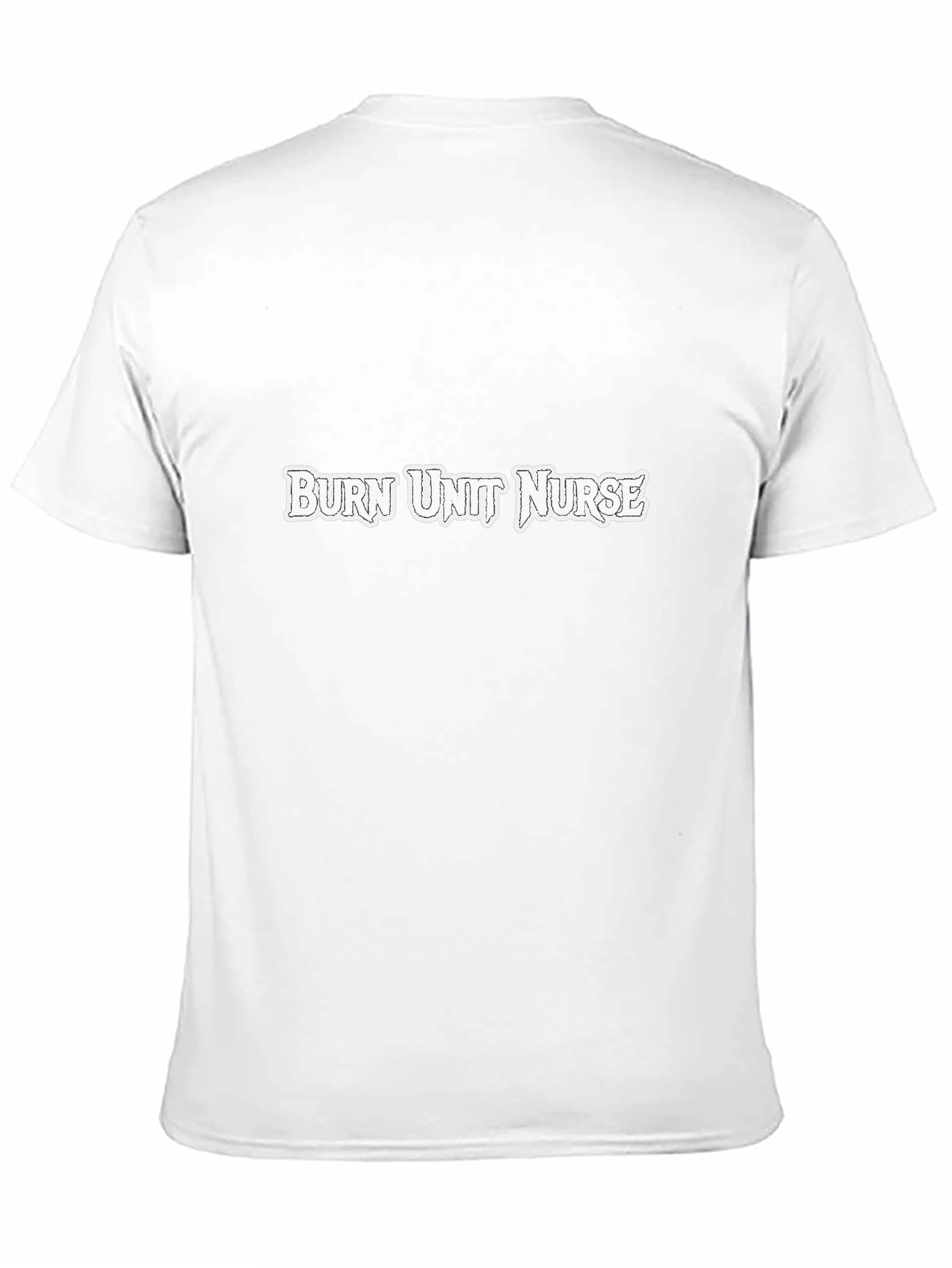 Burn Unit Nurse Graphic Tee - Black Cotton T-Shirt