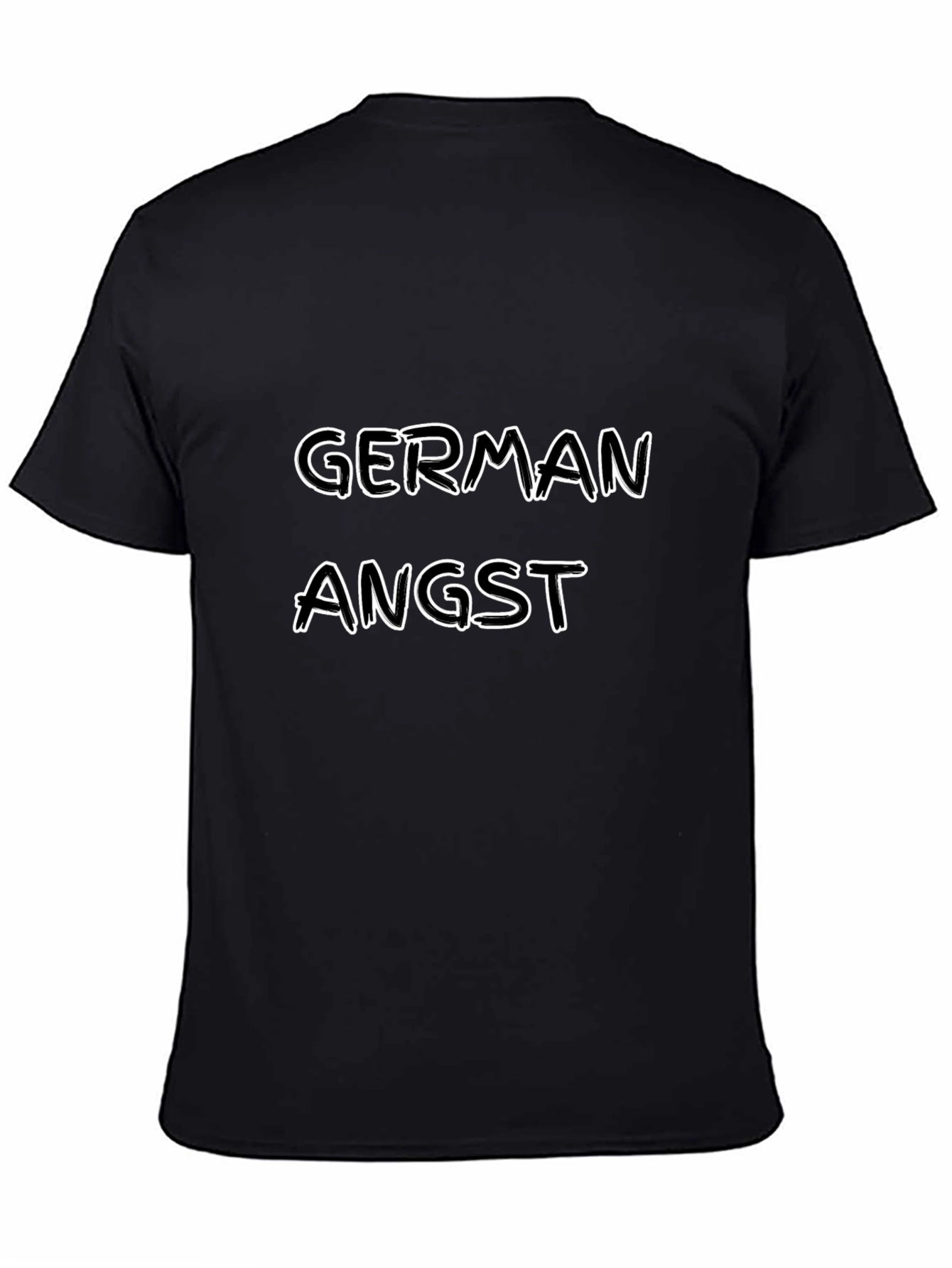 German Angst Graphic Tee - Black Unisex T-Shirt