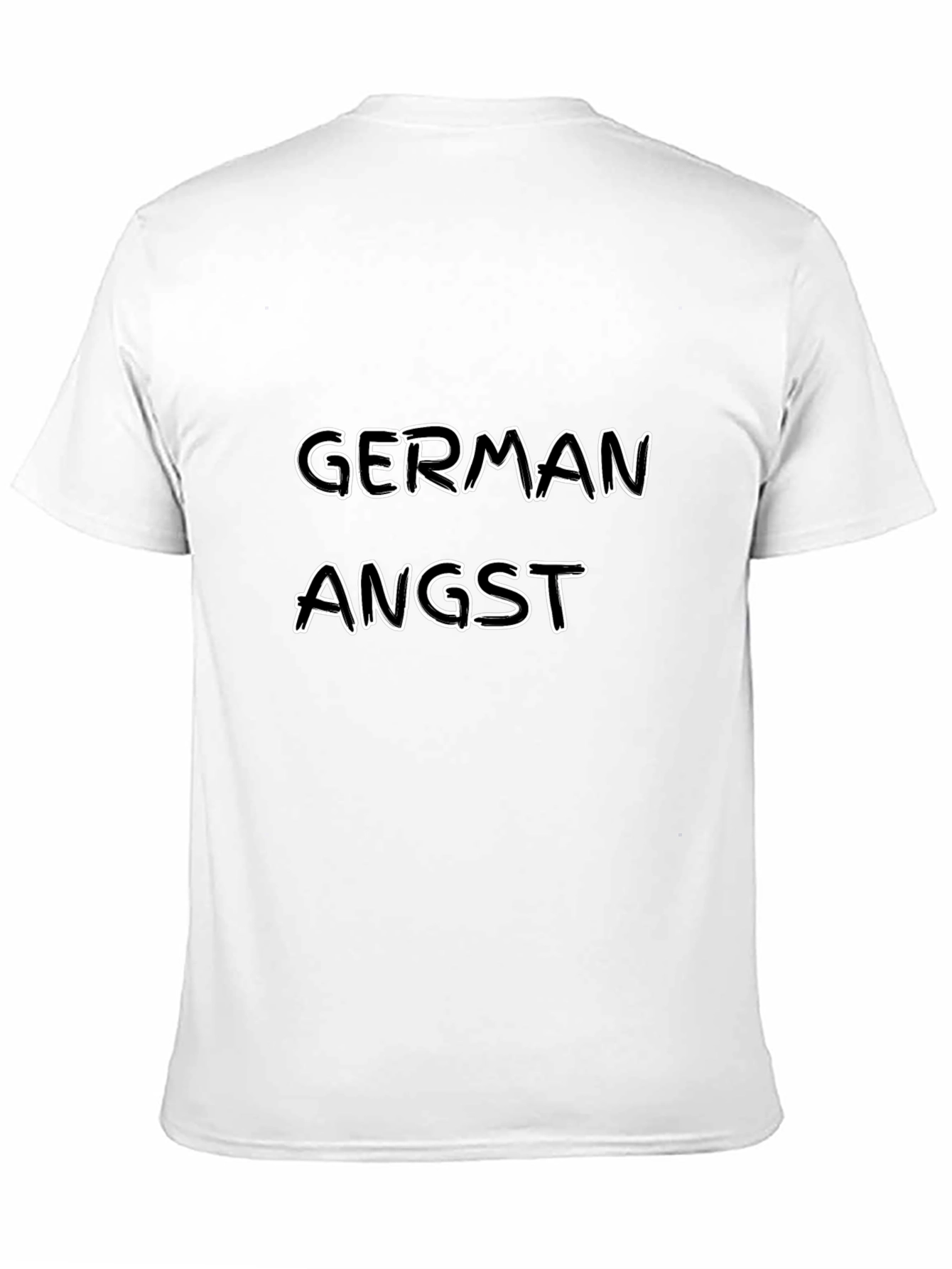 German Angst Graphic Tee - Black Unisex T-Shirt