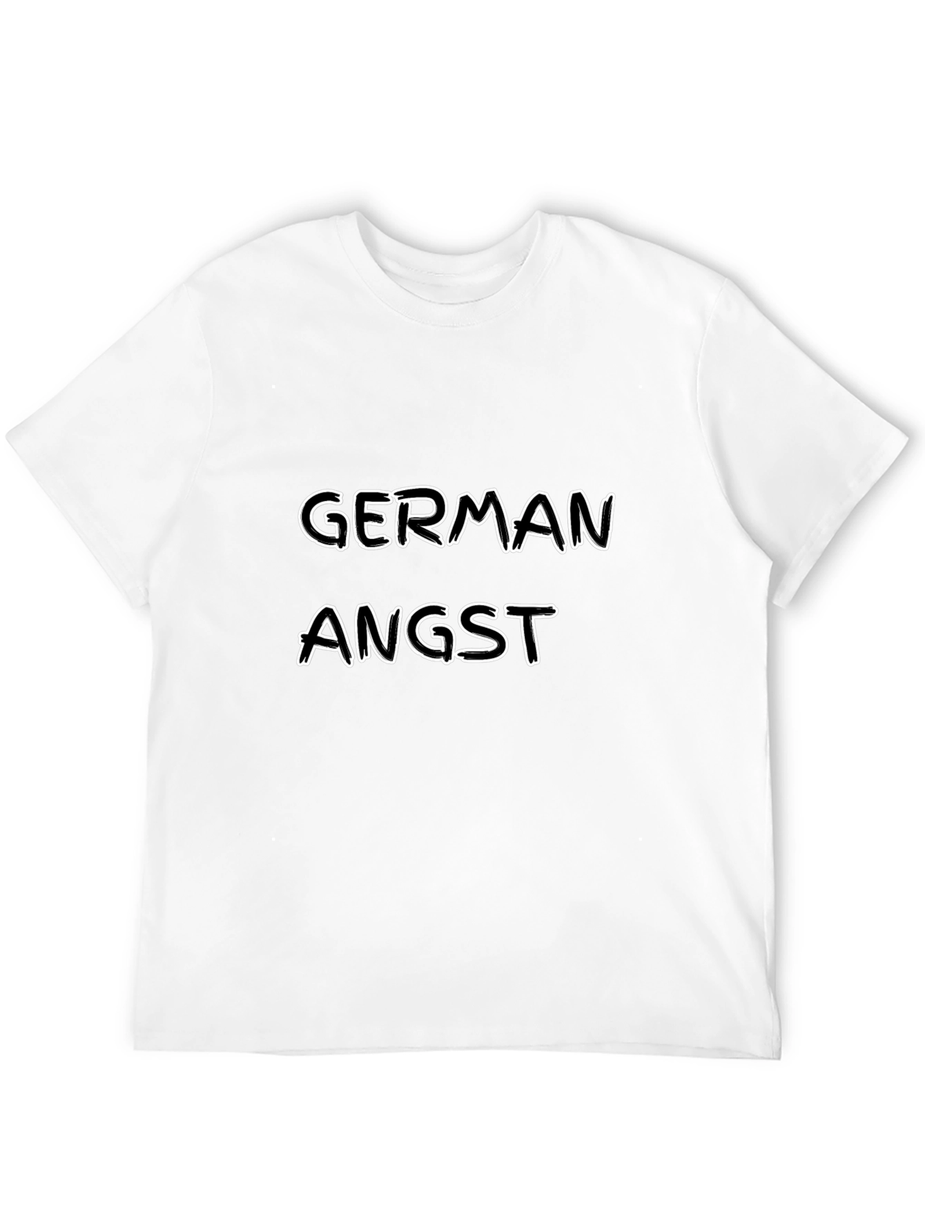 German Angst Graphic Tee - Black Unisex T-Shirt