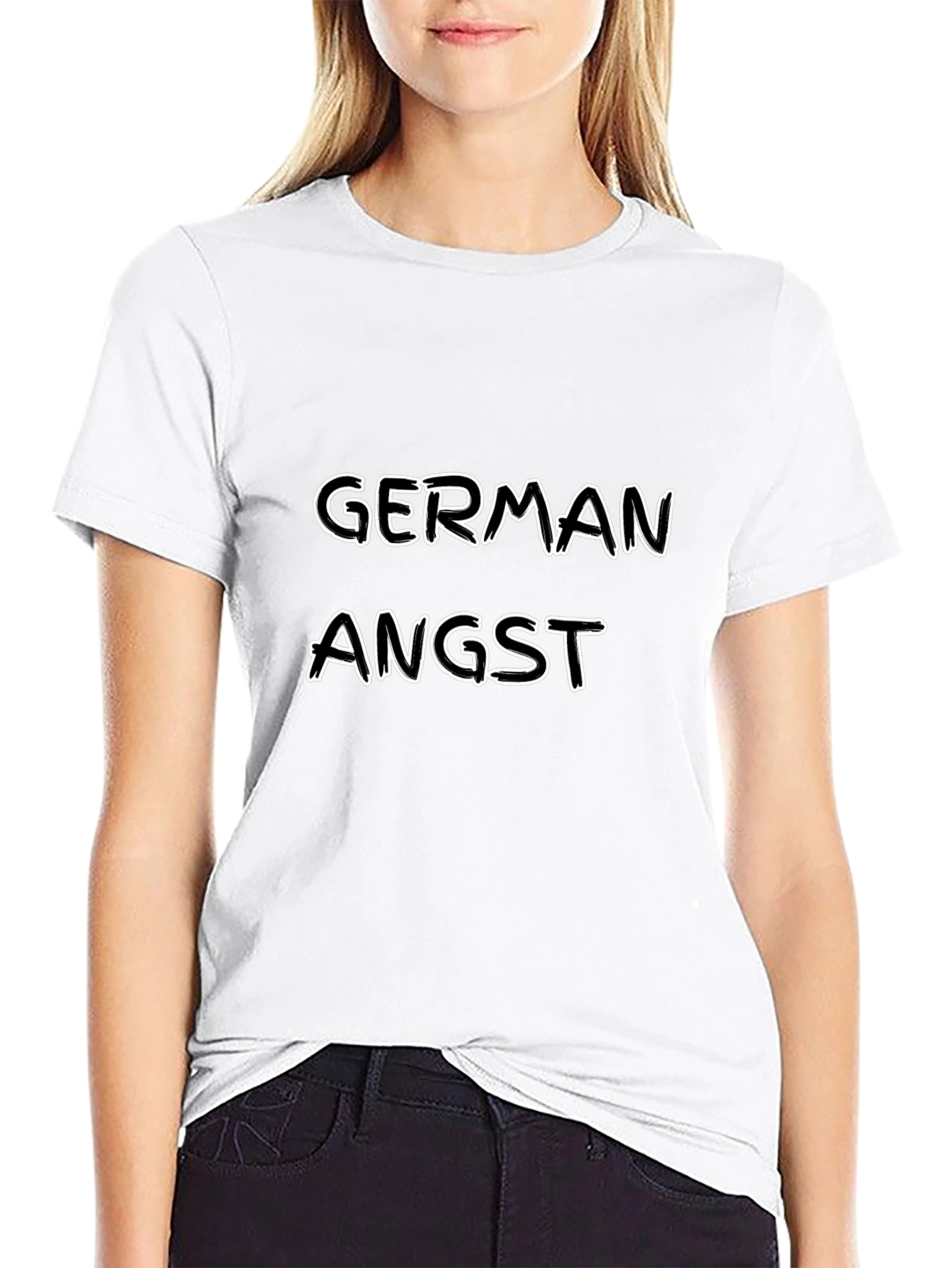 German Angst Graphic Tee - Black Unisex T-Shirt