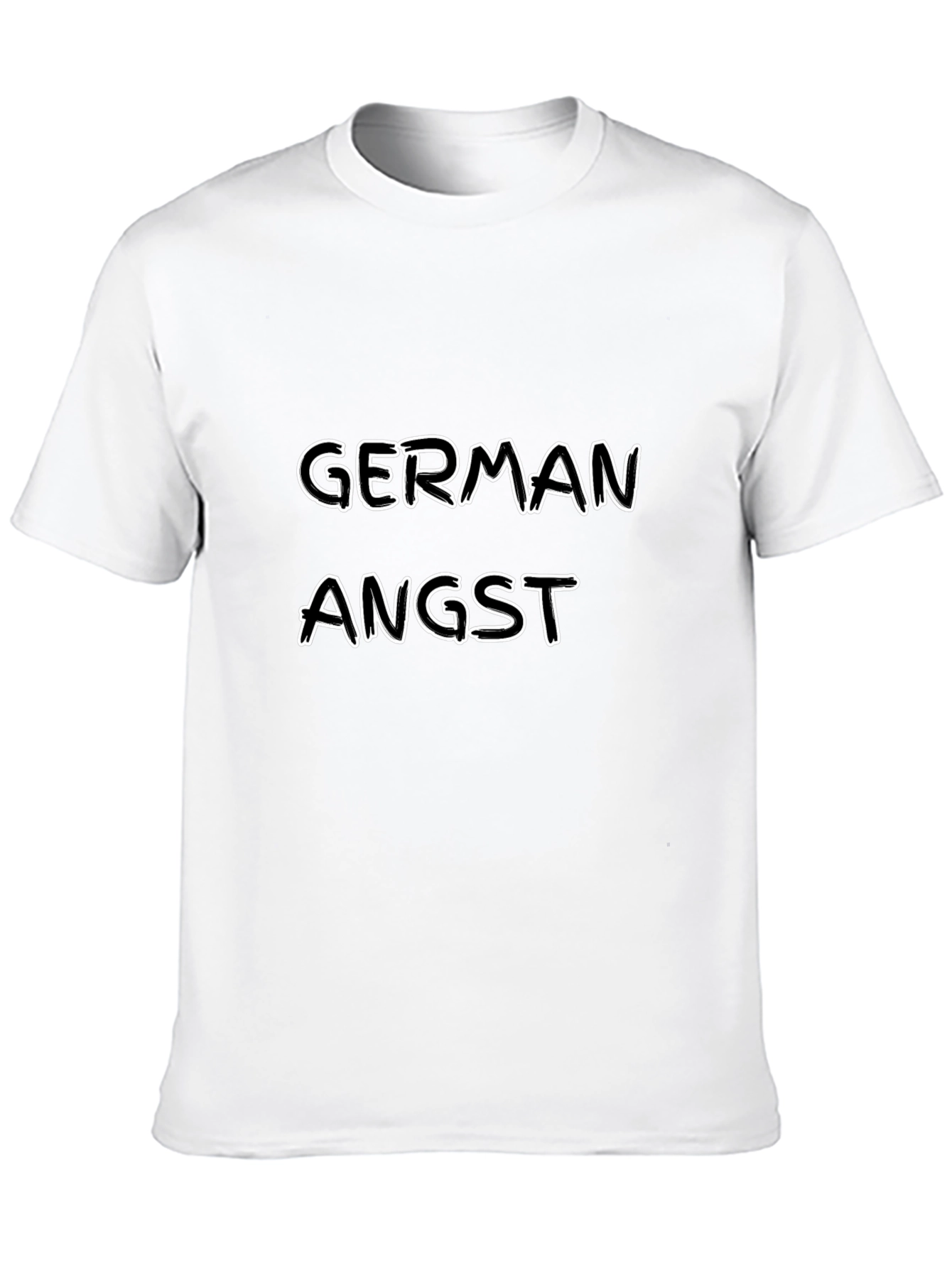 German Angst Graphic Tee - Black Unisex T-Shirt