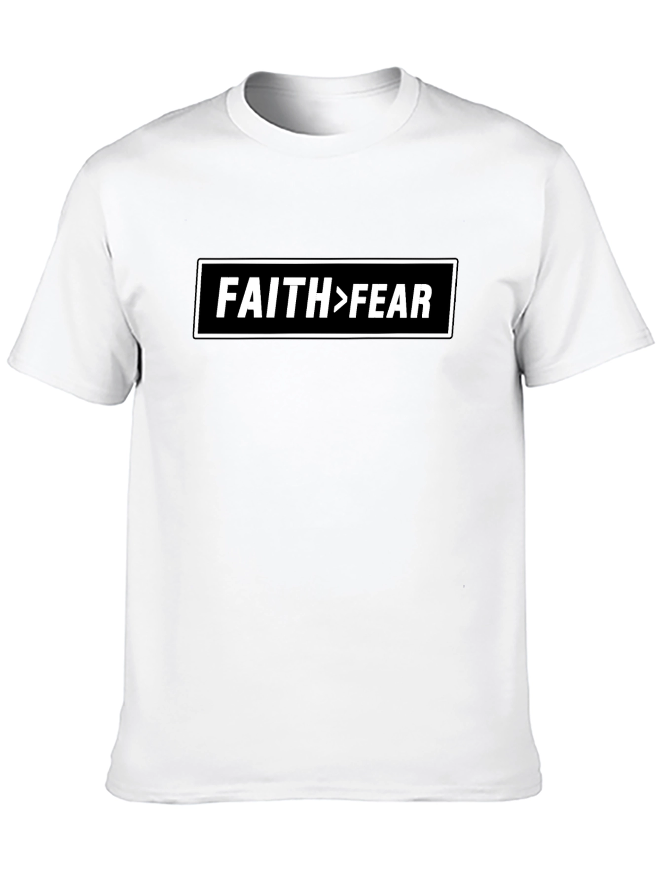 Faith Over Fear Graphic Tee - Mens T-Shirt