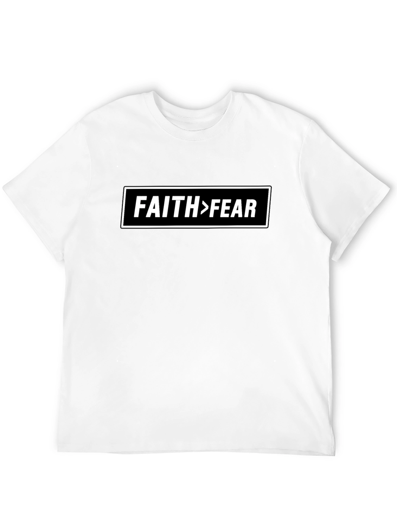 Faith Over Fear Graphic Tee - Mens T-Shirt