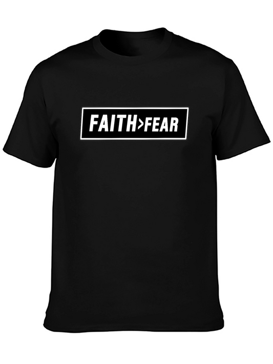 Faith Over Fear Graphic Tee - Mens T-Shirt